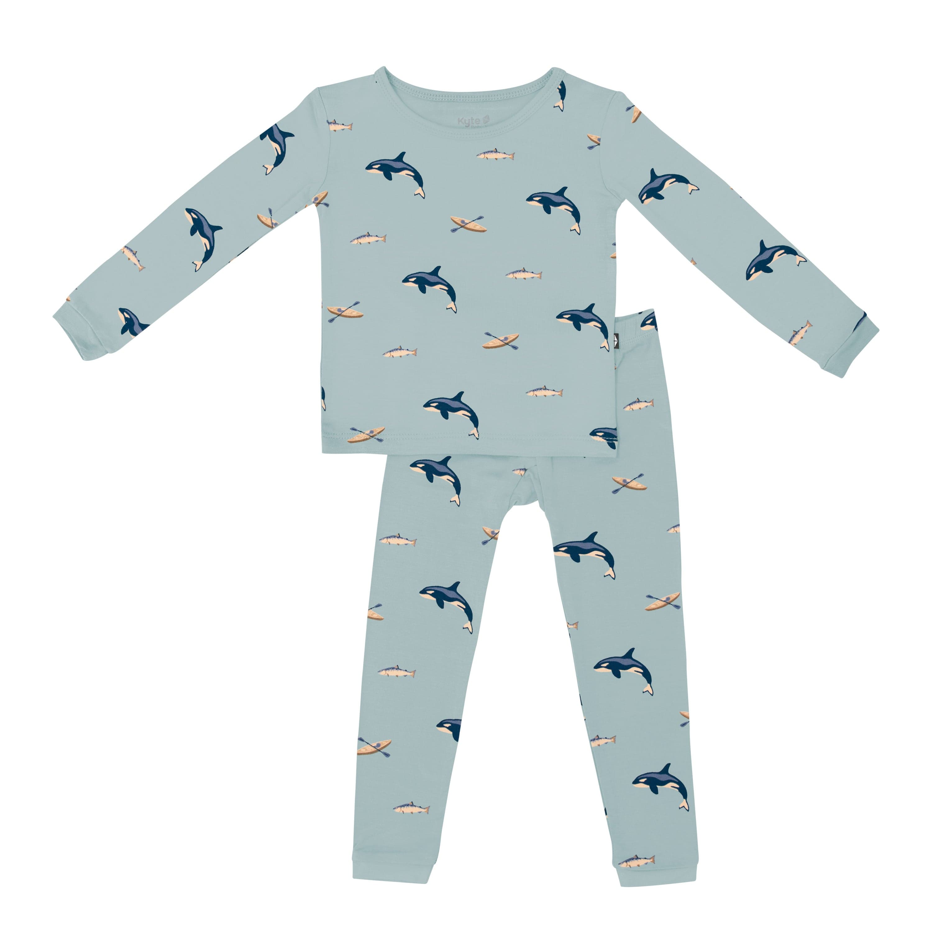 Kyte Baby Toddler Long Sleeve Pajamas Long Sleeve Pajamas in Coastline