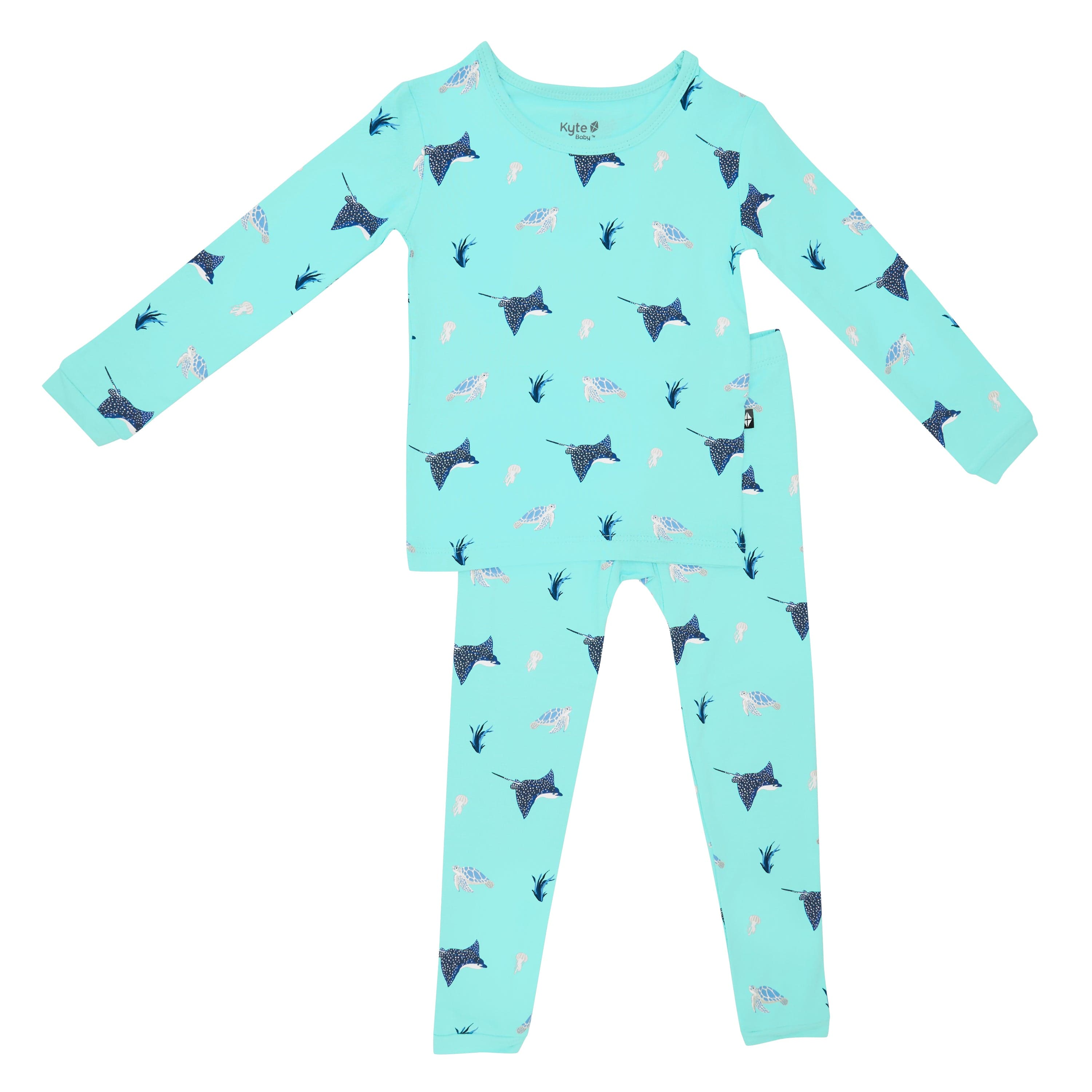 Kyte Baby Toddler Long Sleeve Pajamas Long Sleeve Pajamas in Eagle Ray