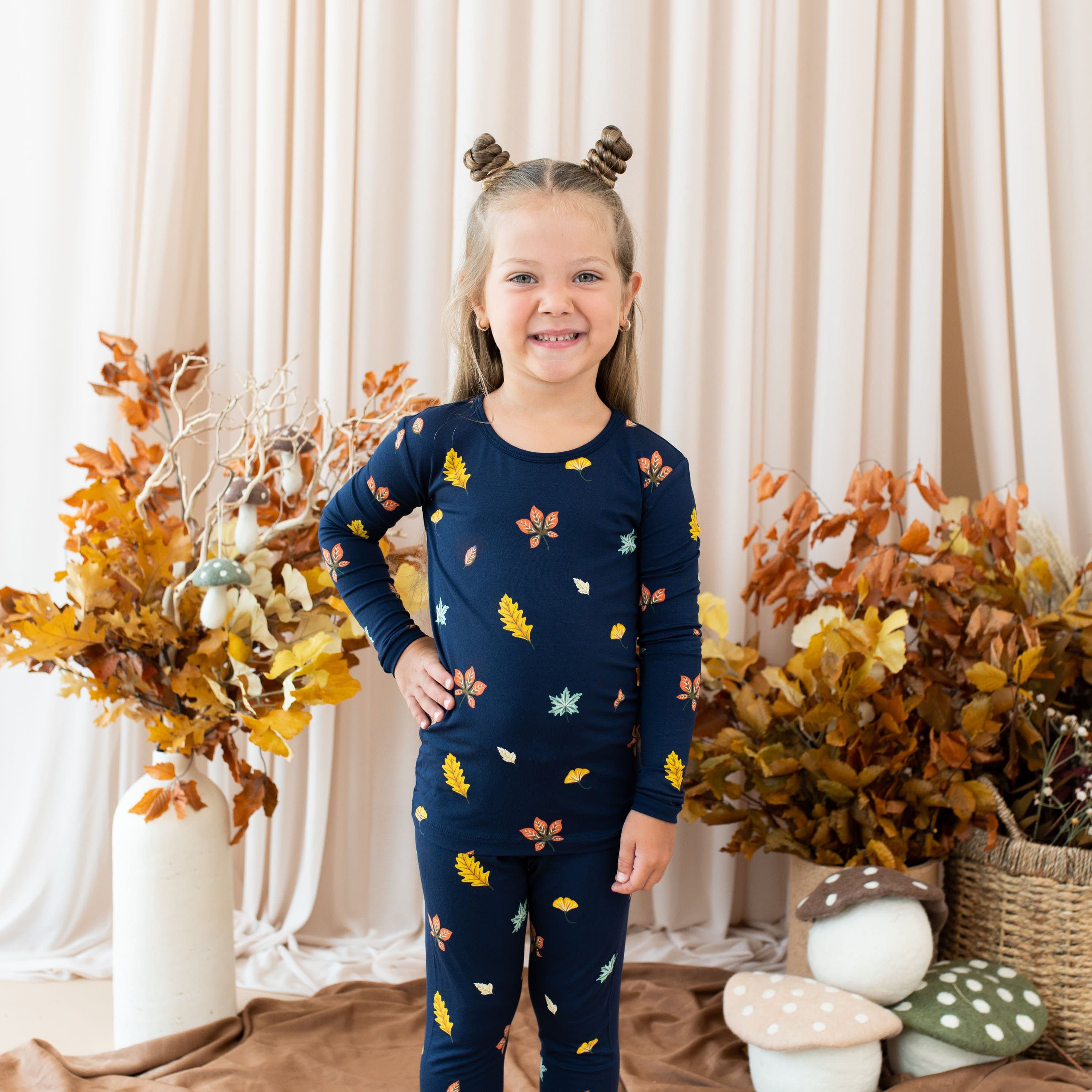 Kyte Baby Toddler Long Sleeve Pajamas Long Sleeve Pajamas in Foliage