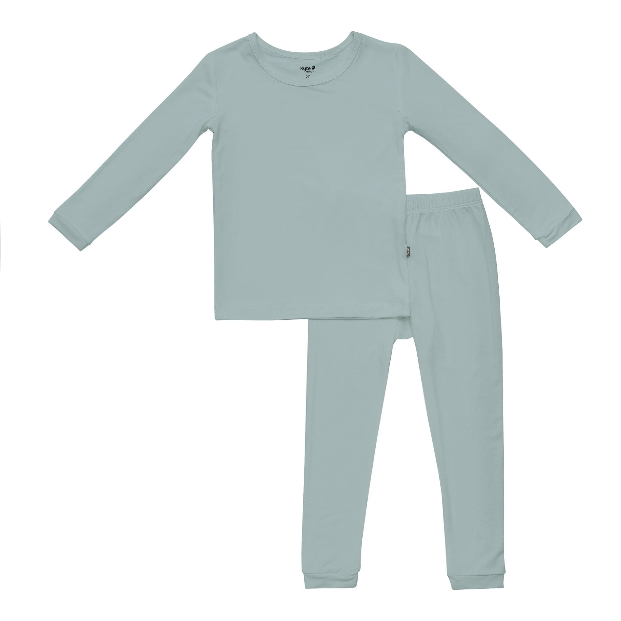 Kyte Baby Toddler Long Sleeve Pajamas Long Sleeve Pajamas in Glacier