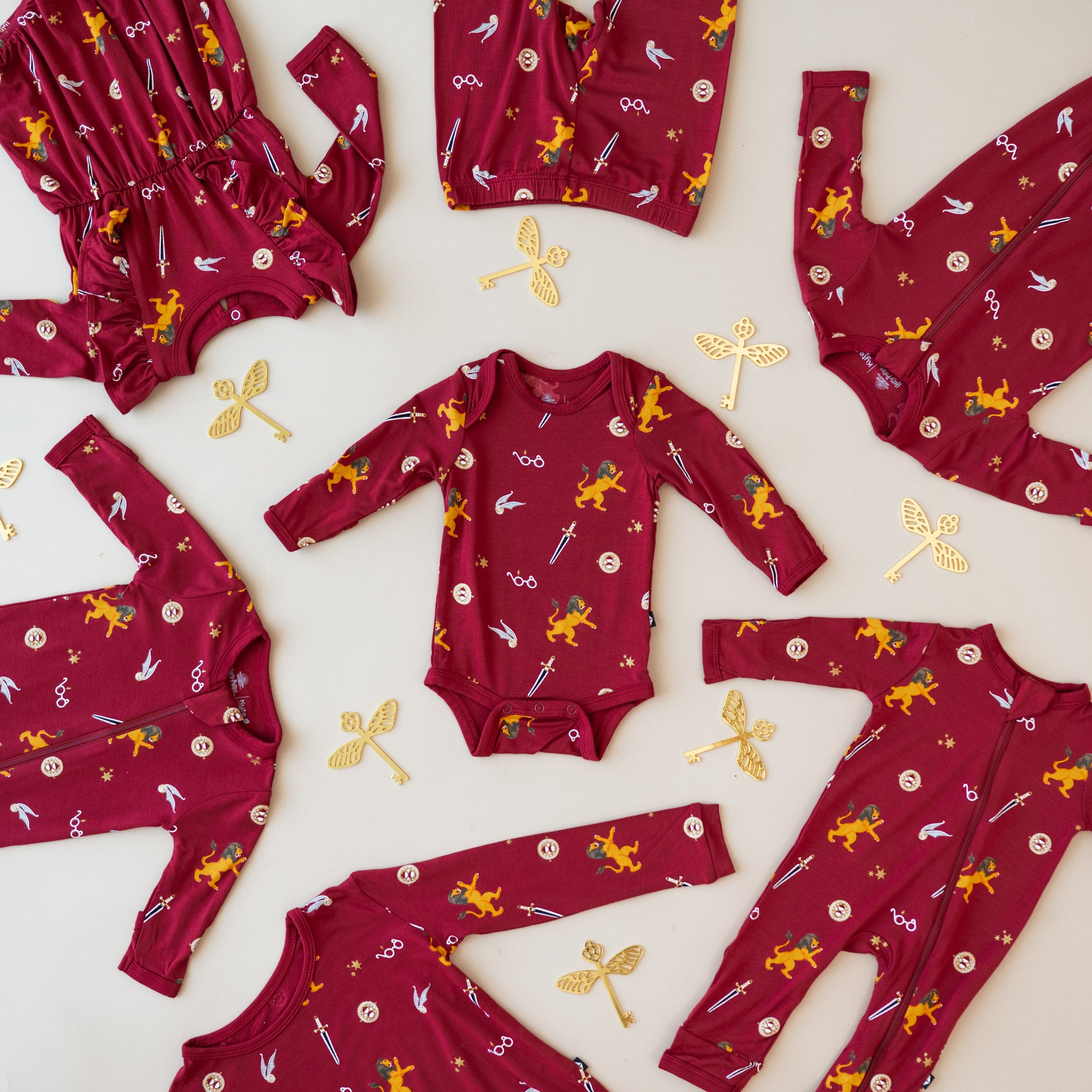 Kyte BABY Toddler Long Sleeve Pajamas Long Sleeve Pajamas in Gryffindor™