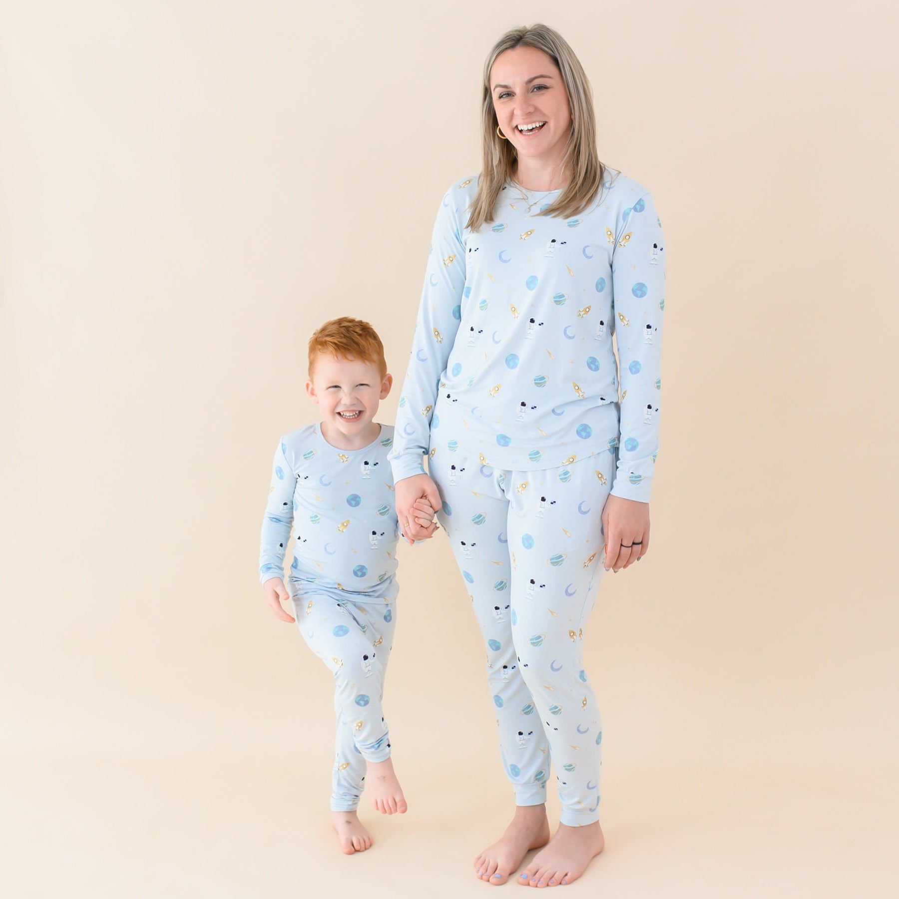 Kyte Baby Toddler Long Sleeve Pajamas Long Sleeve Pajamas in Ice Space