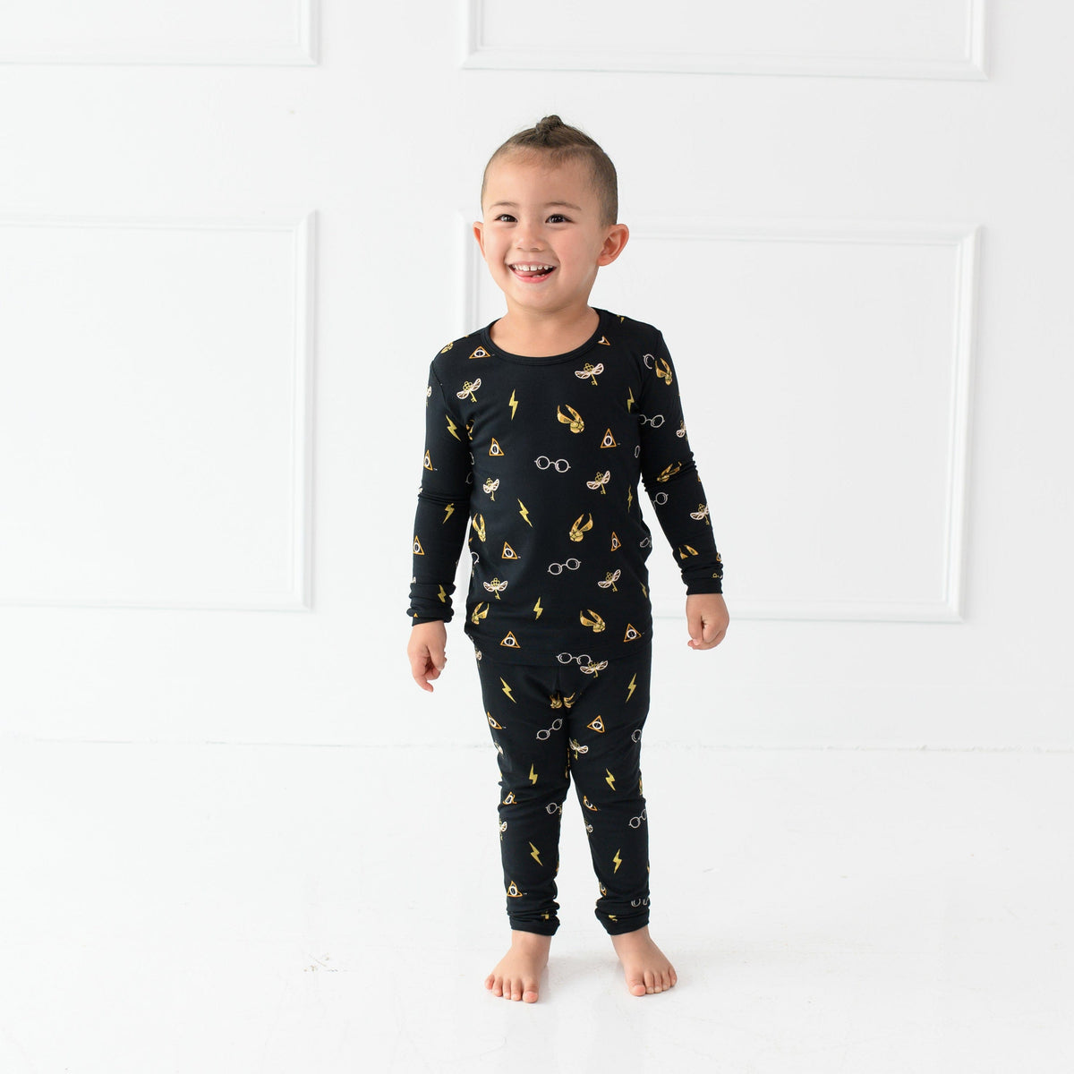 Kyte Baby Toddler Long Sleeve Pajamas Long Sleeve Pajamas in Midnight Icon