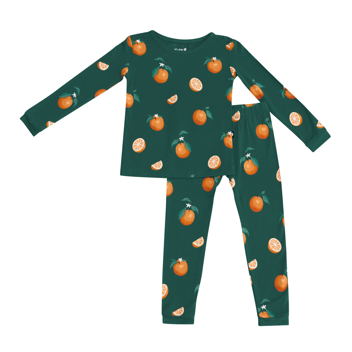 Kyte Baby Toddler Long Sleeve Pajamas Long Sleeve Pajamas in Orange