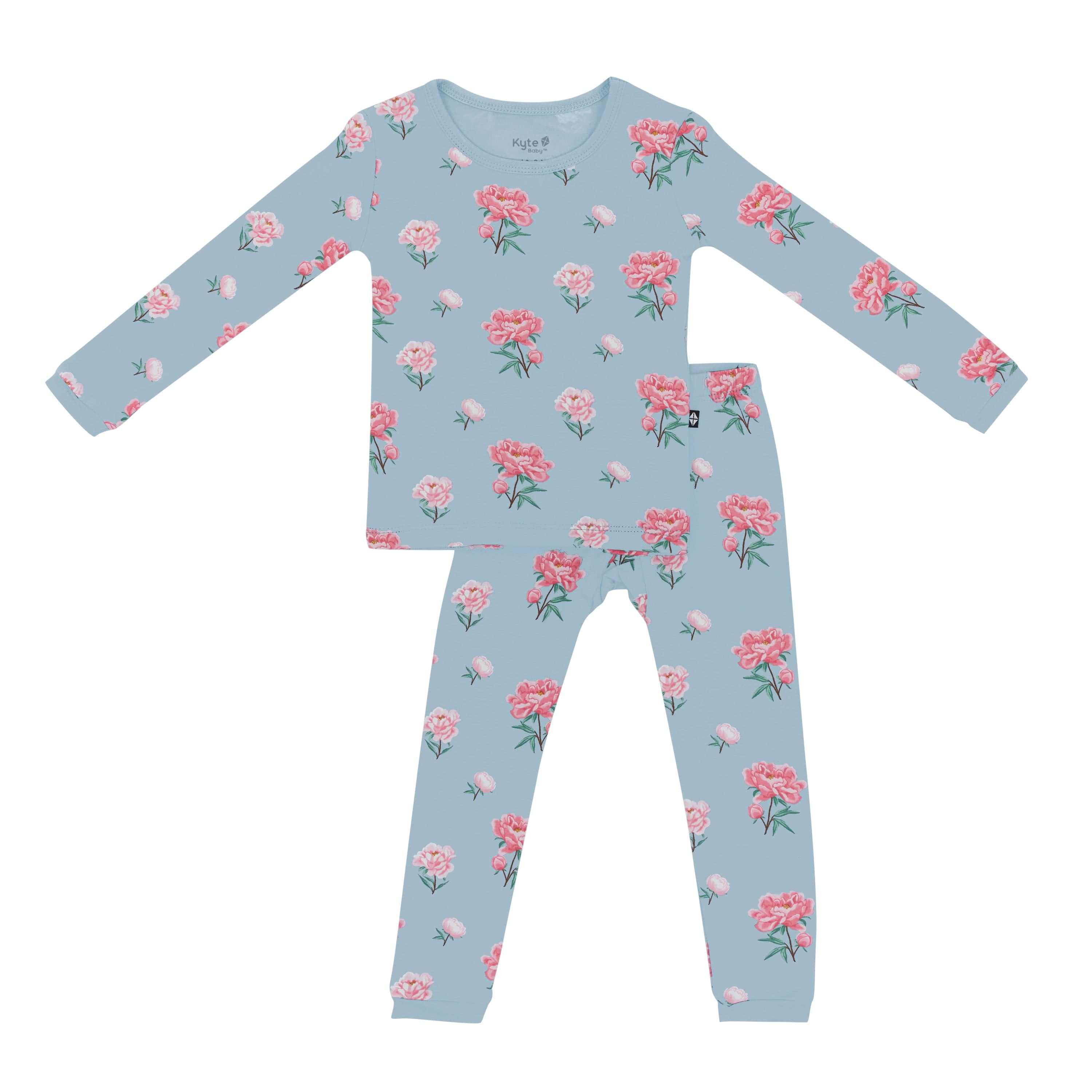 Kyte Baby Toddler Long Sleeve Pajamas Long Sleeve Pajamas in Peony