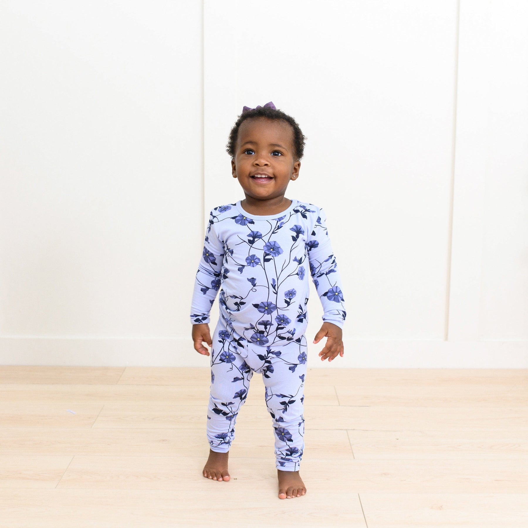 Kyte Baby Toddler Long Sleeve Pajamas Long Sleeve Pajamas in Petunia