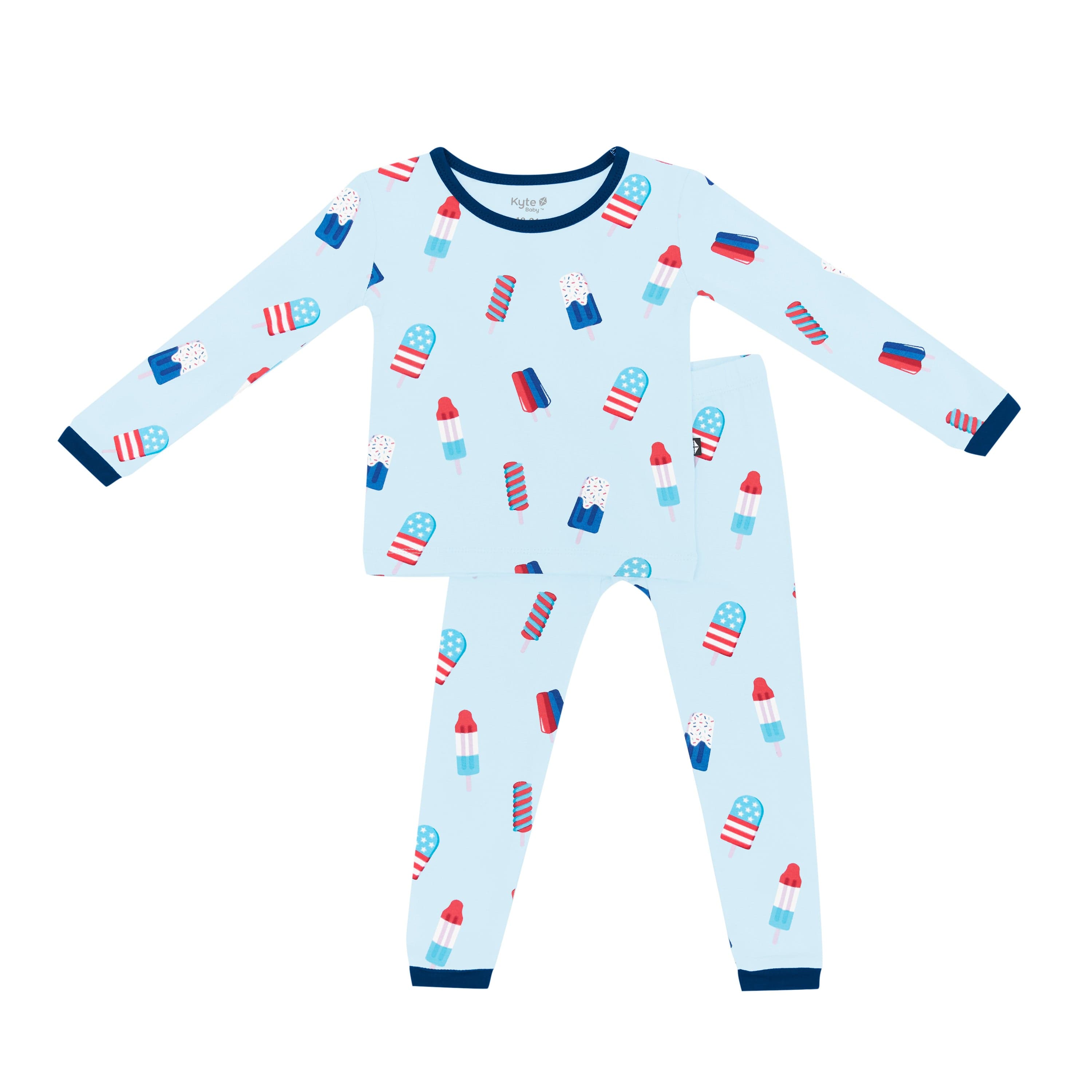 Kyte Baby Toddler Long Sleeve Pajamas Long Sleeve Pajamas in Popsicle