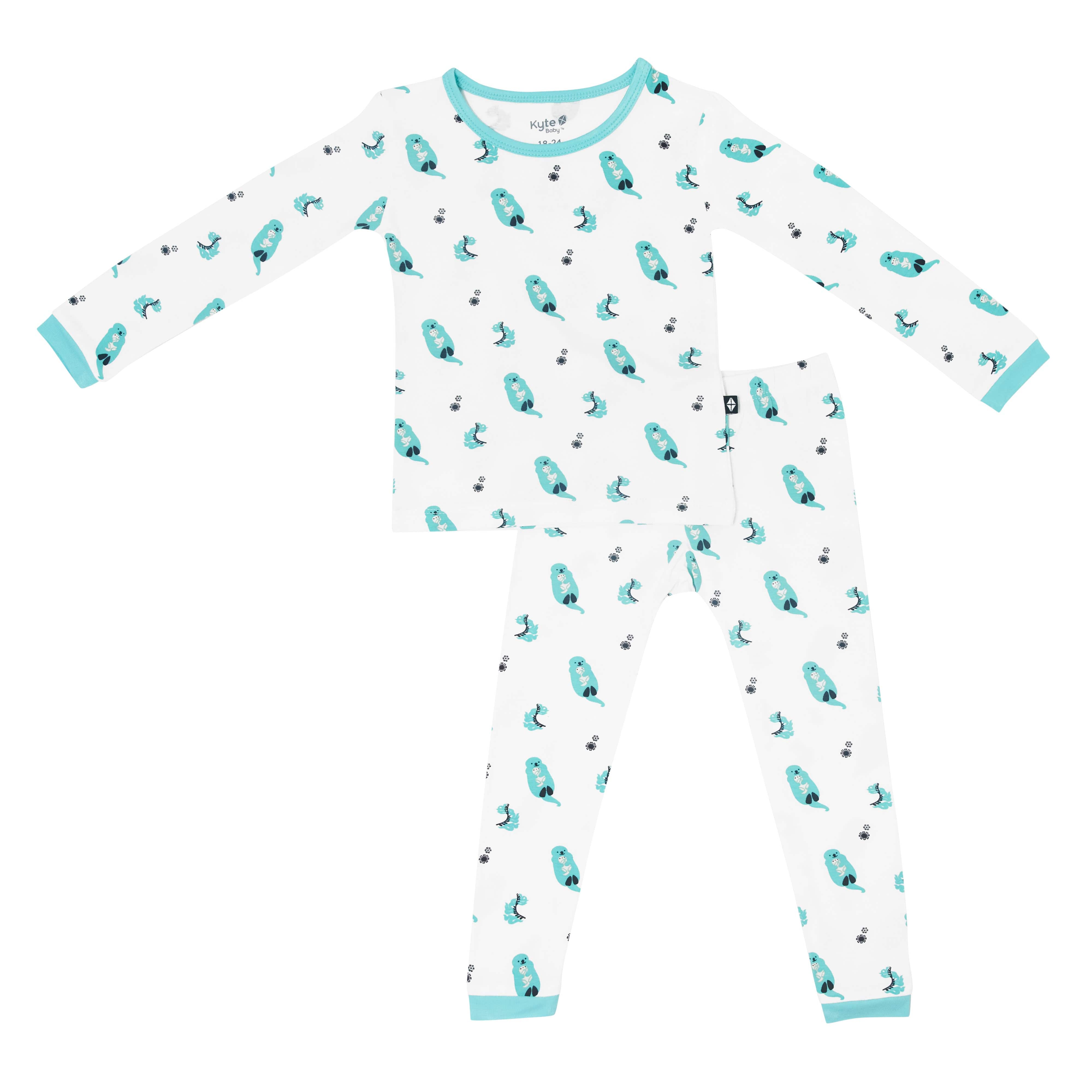 Kyte Baby Toddler Long Sleeve Pajamas Long Sleeve Pajamas in Robin Cuddle