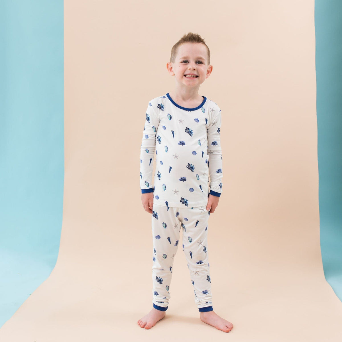Kyte Baby Toddler Long Sleeve Pajamas Long Sleeve Pajamas in Royal Shell