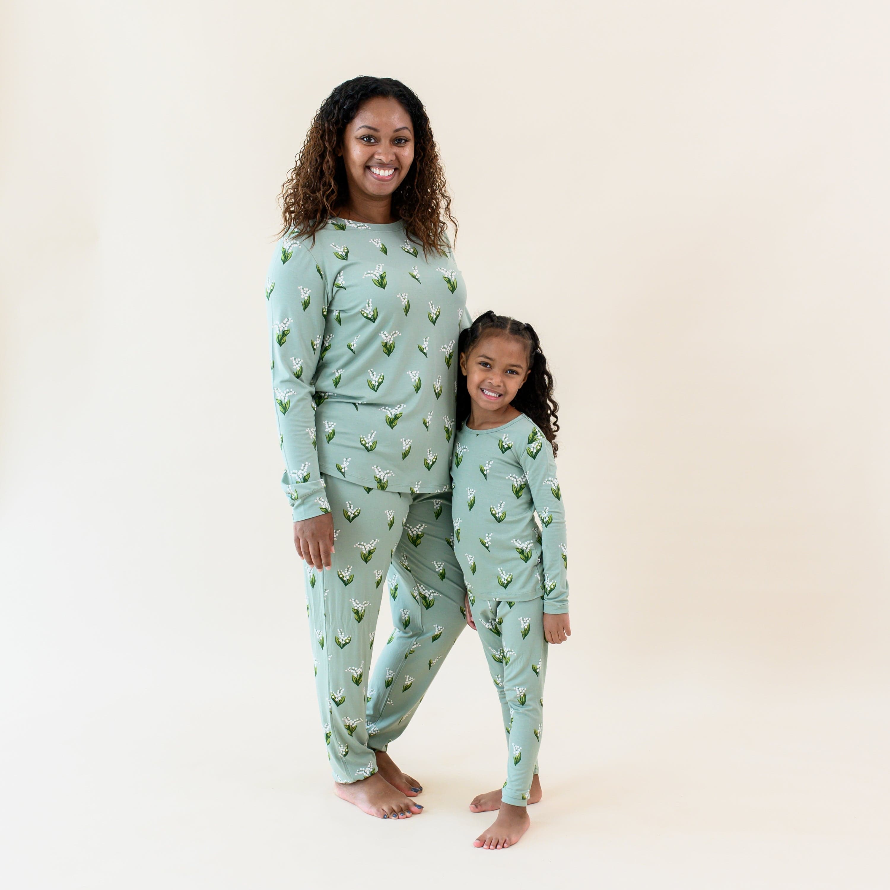 Kyte Baby Toddler Long Sleeve Pajamas Long Sleeve Pajamas in Thyme Lily