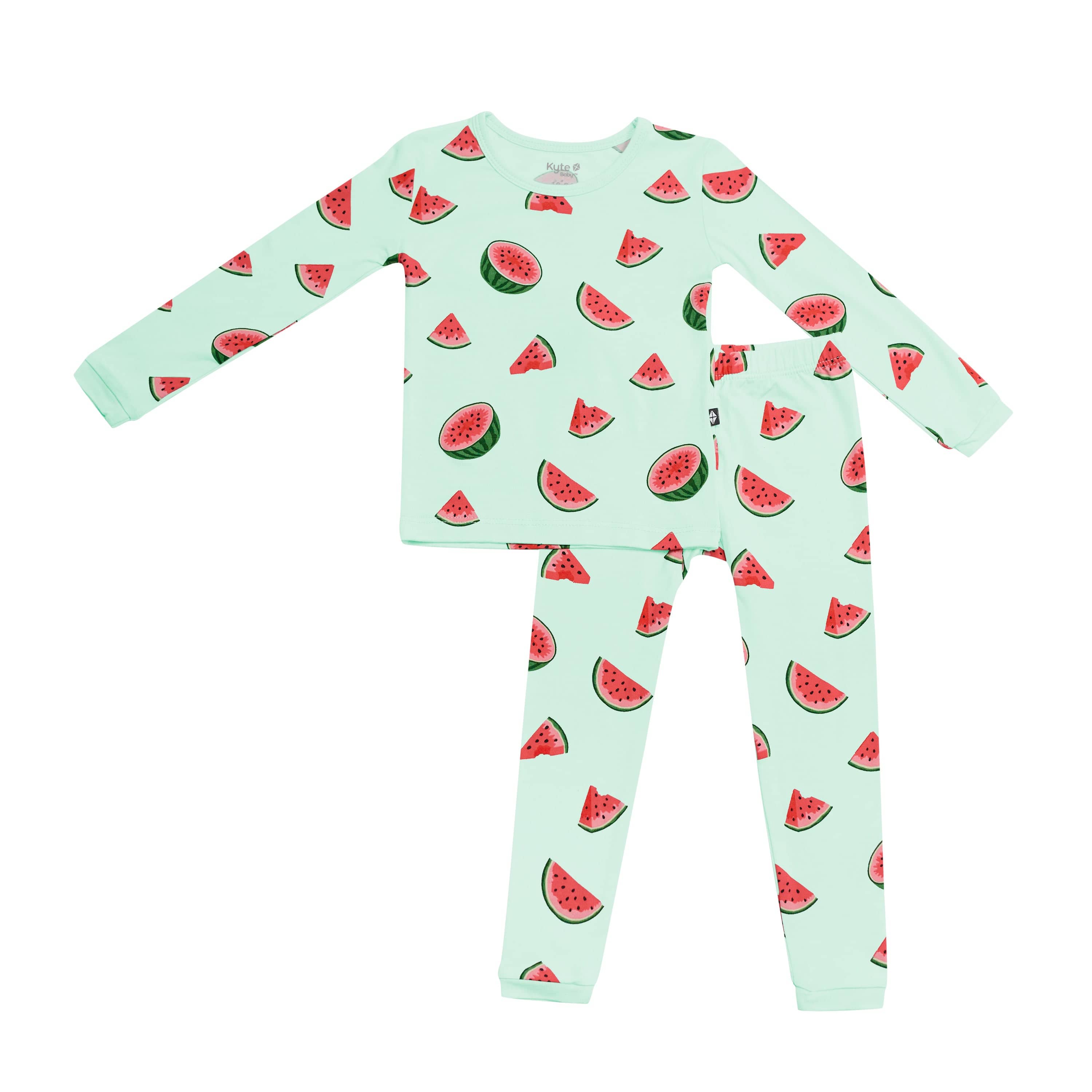 Kyte Baby Toddler Long Sleeve Pajamas Long Sleeve Pajamas in Watermelon
