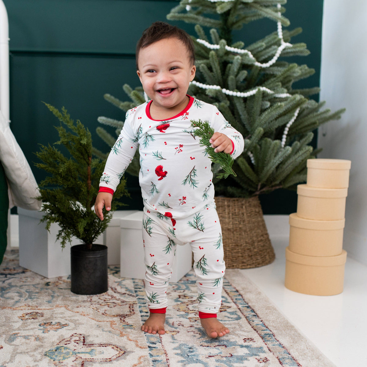 Kyte Baby Toddler Long Sleeve Pajamas Long Sleeve Pajamas in Winterberry