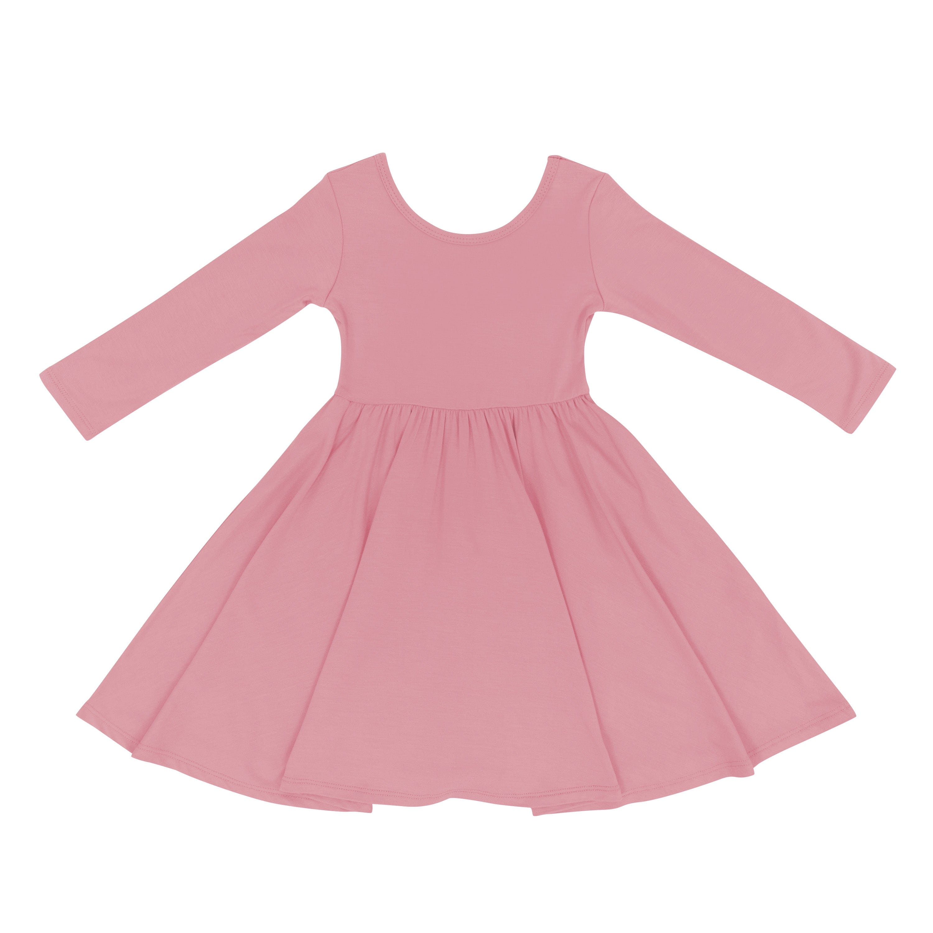Product photo of the Long Sleeve Twirl Dress in Apple Blossom
