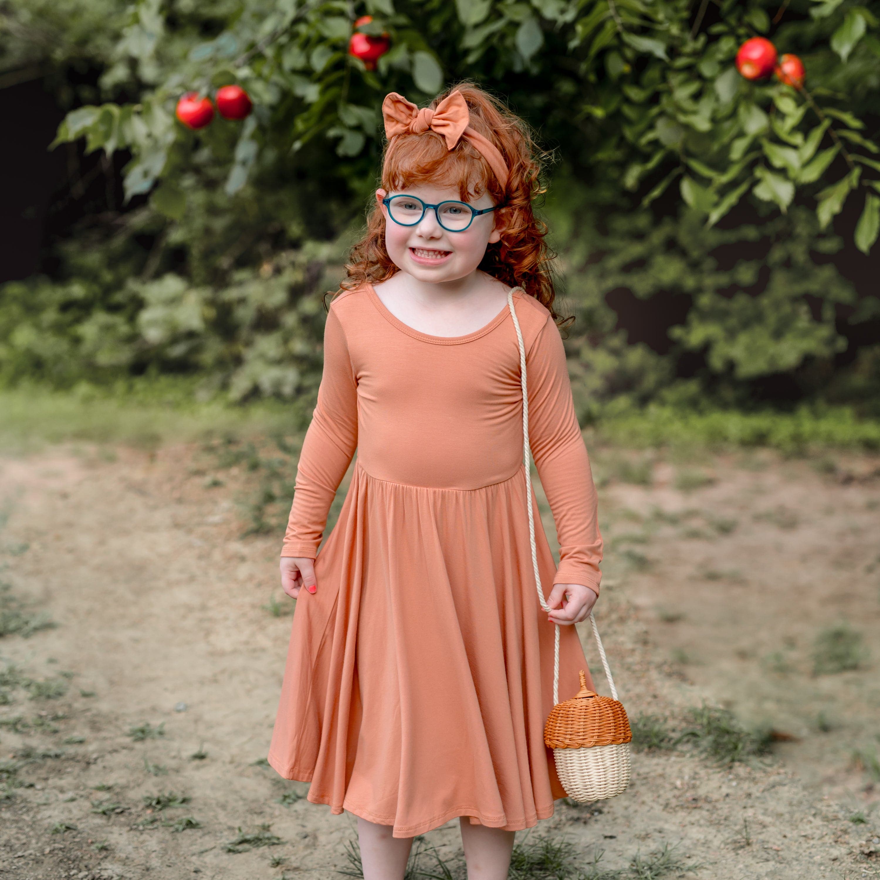 Orange skirt baby best sale