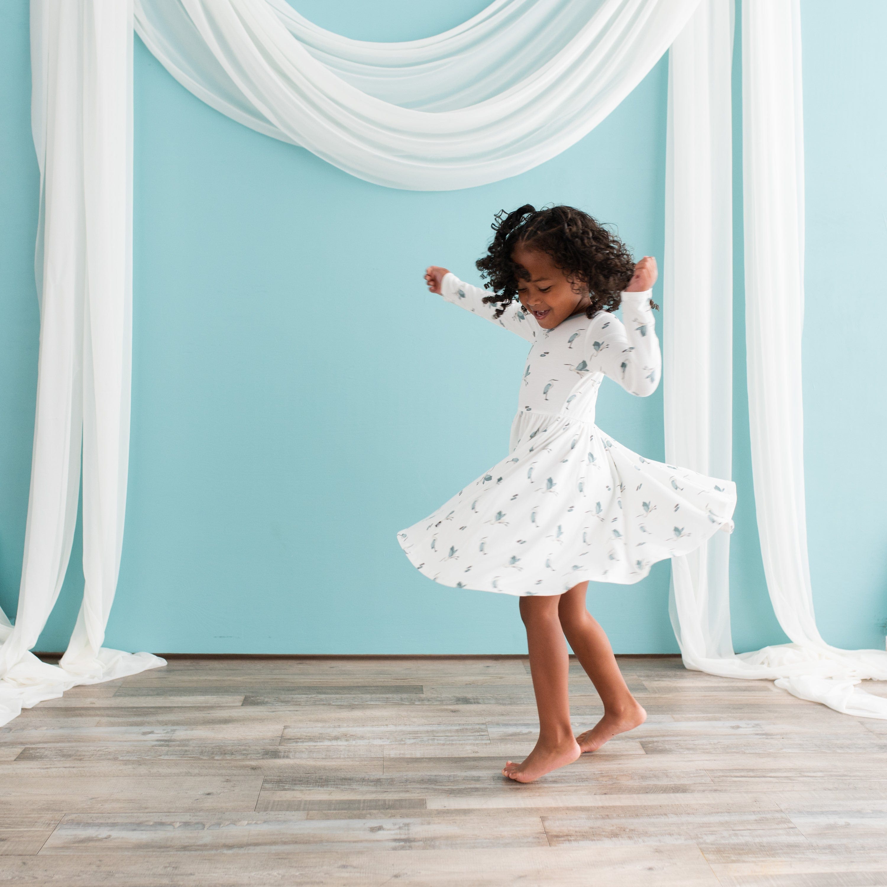 Baby long outlet sleeve white dress