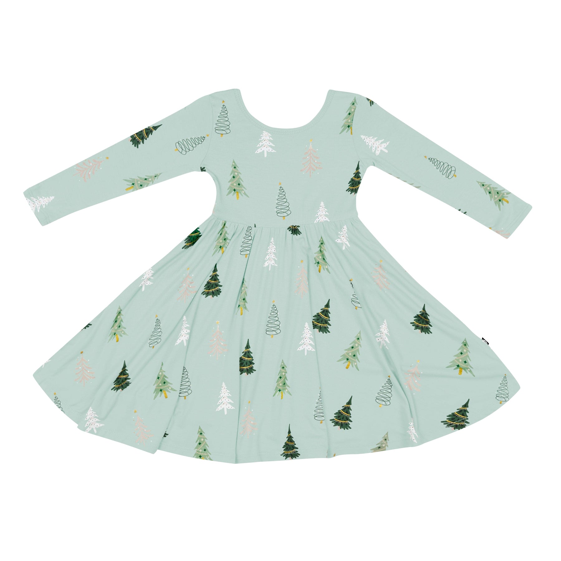 Kyte Baby Toddler Long Sleeve Twirl Dress Long Sleeve Twirl Dress in Boho Tree