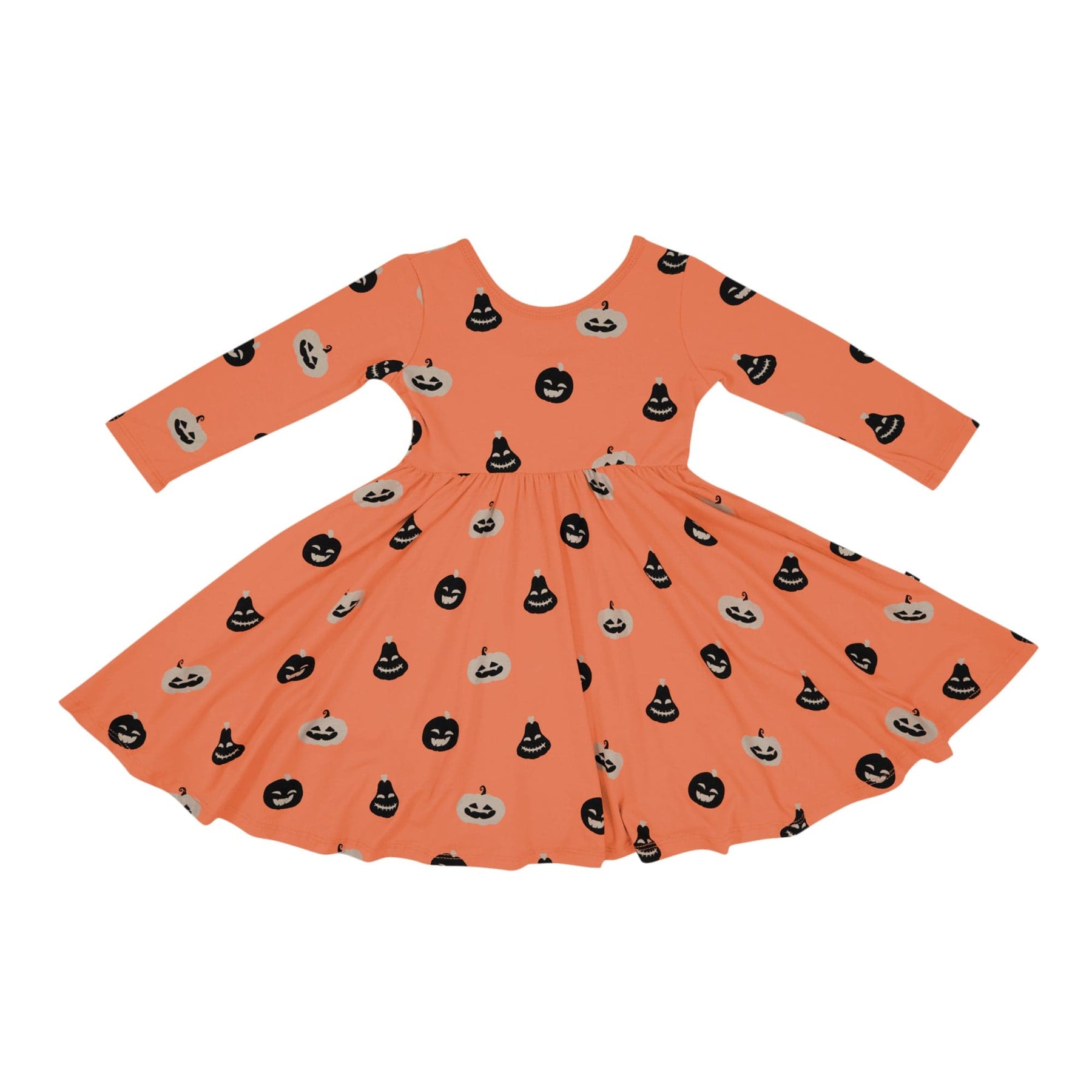 Kyte Baby Toddler Long Sleeve Twirl Dress Long Sleeve Twirl Dress in Carve