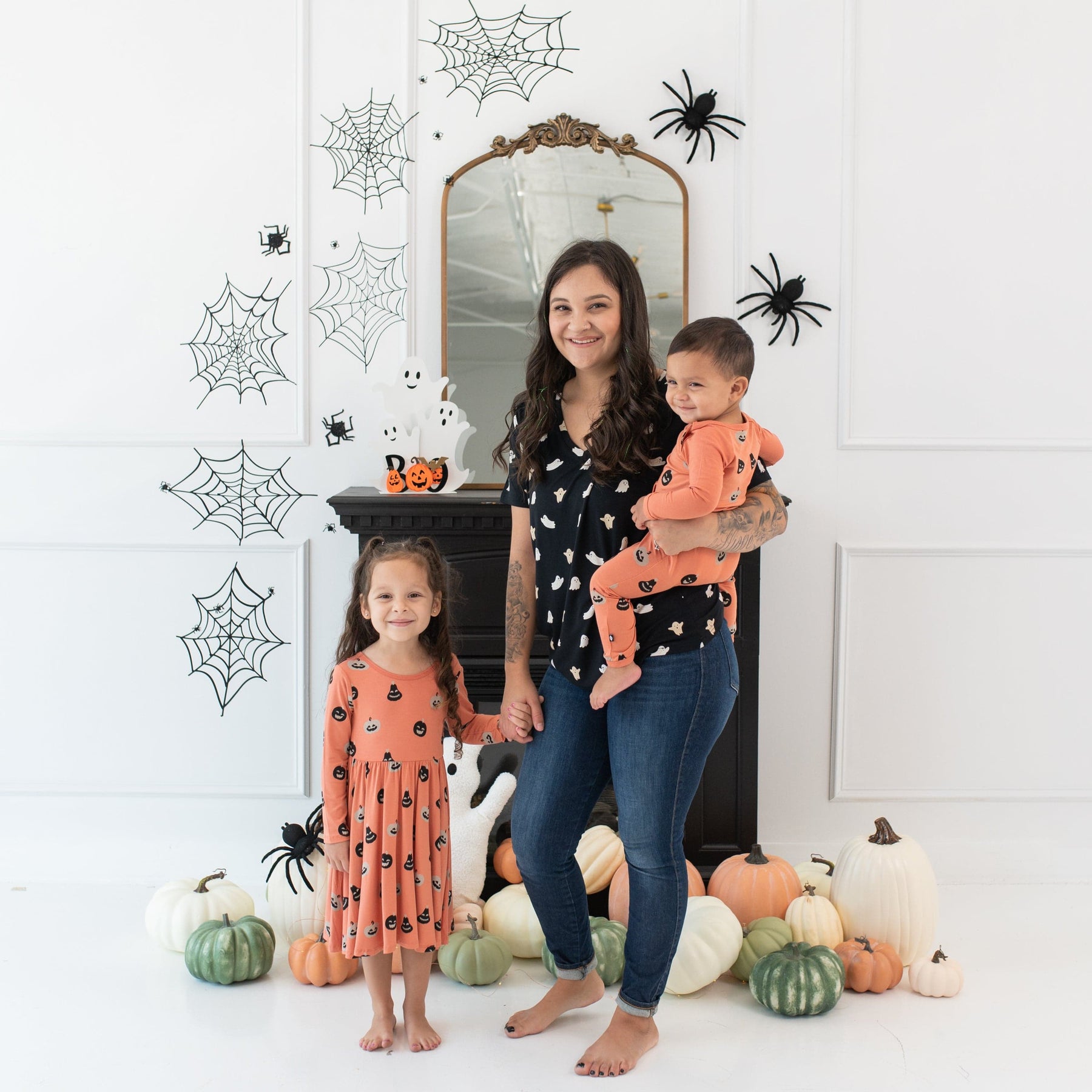 Kyte Baby Toddler Long Sleeve Twirl Dress Long Sleeve Twirl Dress in Carve