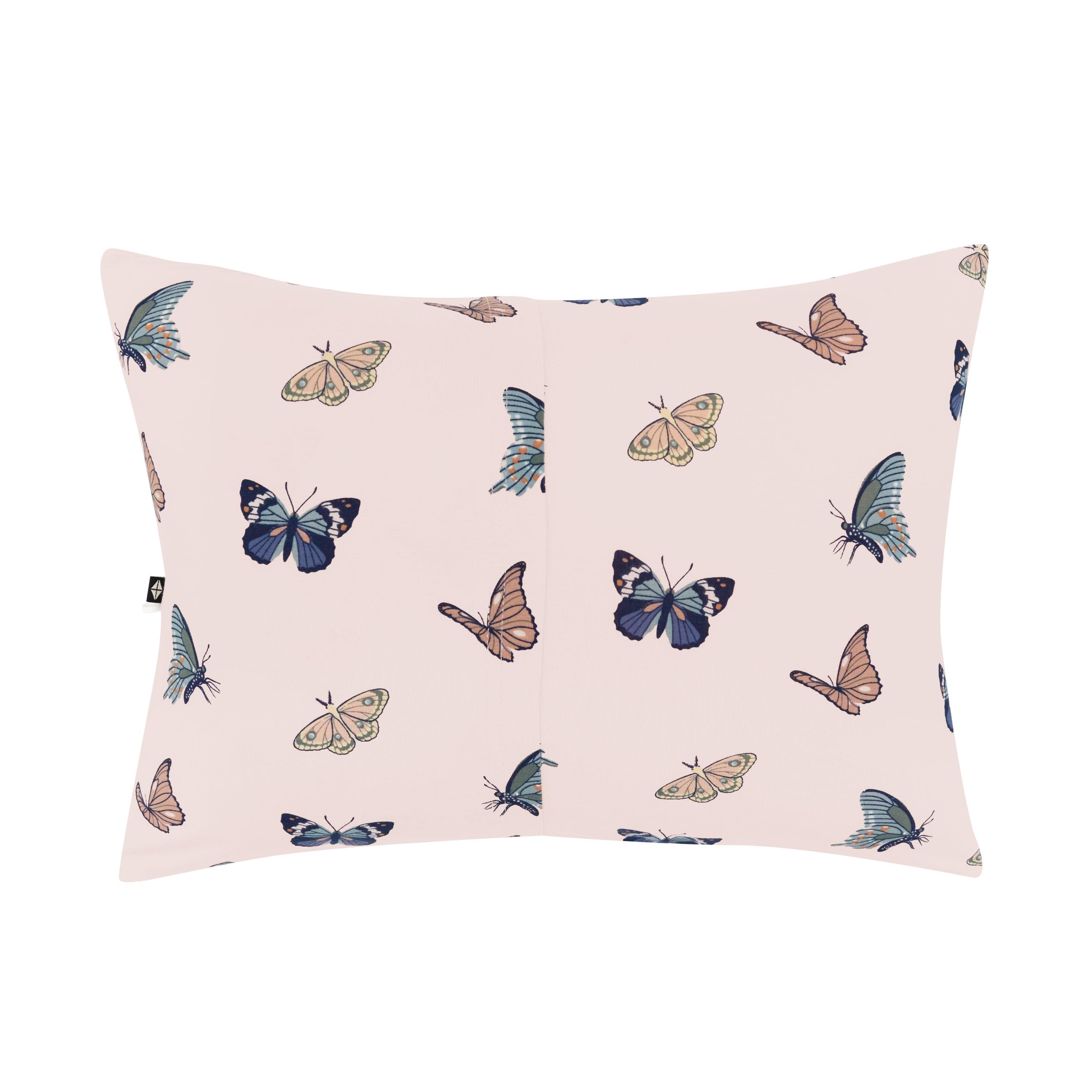 Kyte Baby Toddler Pillow Case Blush Butterfly Toddler Pillowcase in Blush Butterfly