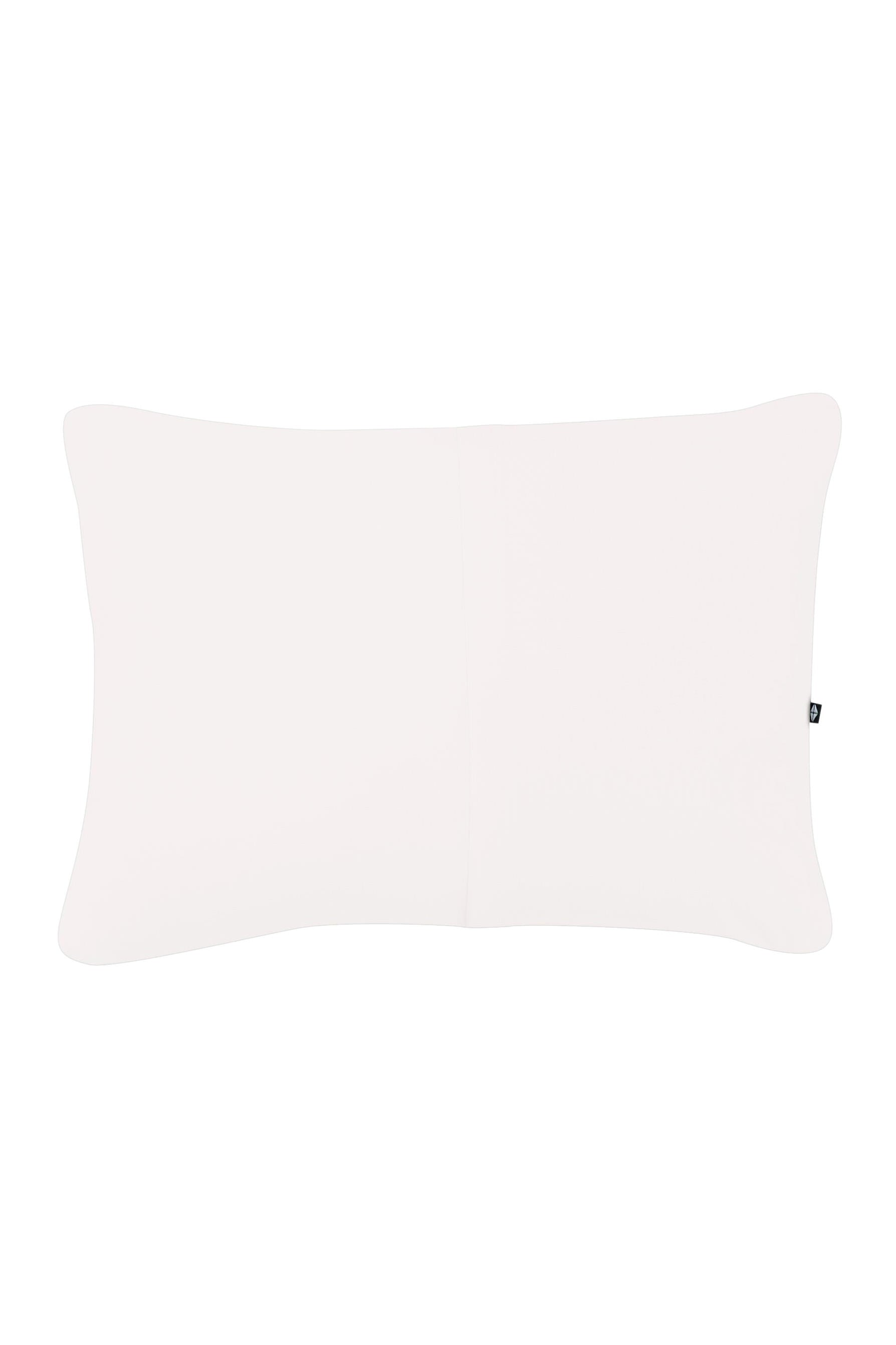 White pillow on a white background