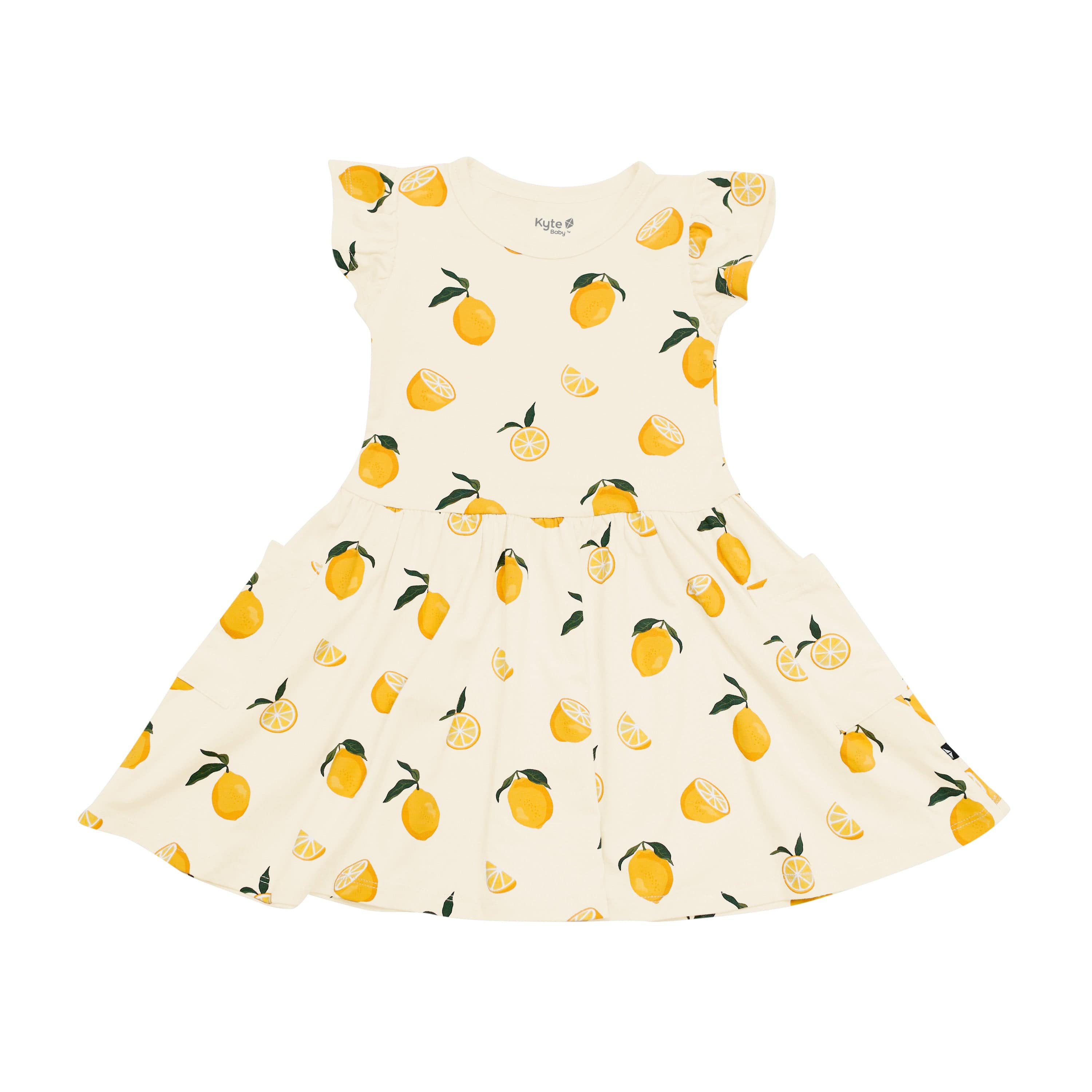 $90 New With Tags Designer Girls Lemon Dress (Sz deals 5T)