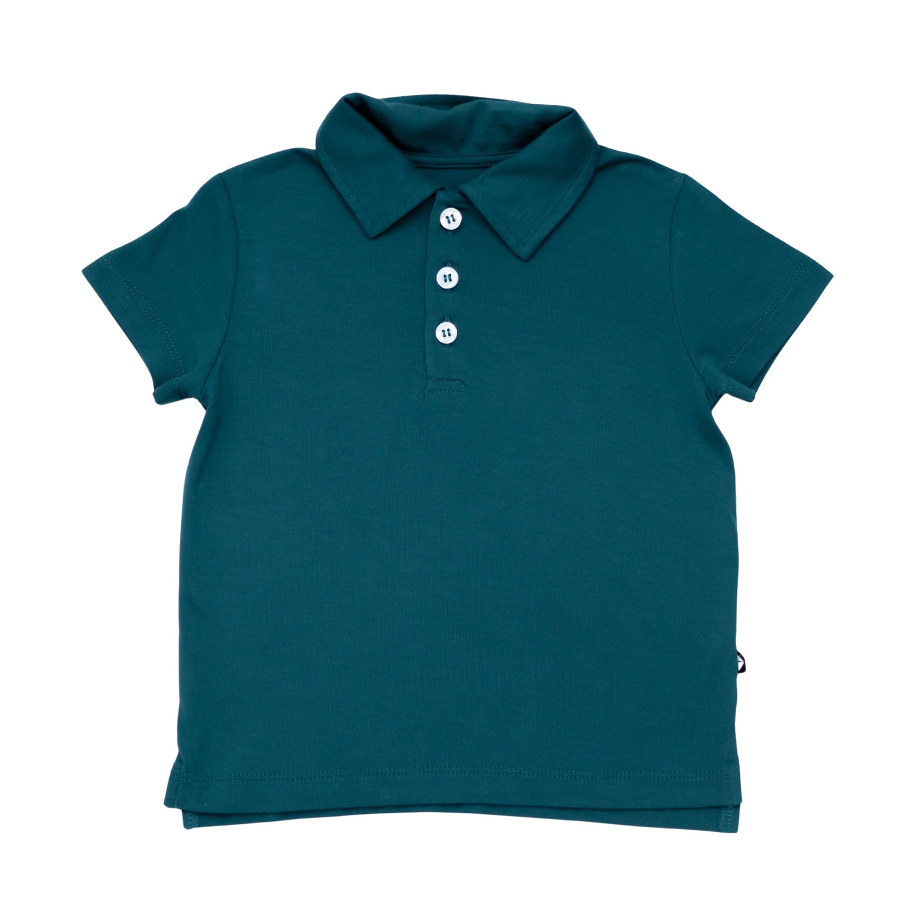 Kyte Baby Toddler Short Sleeve Polo in Loch