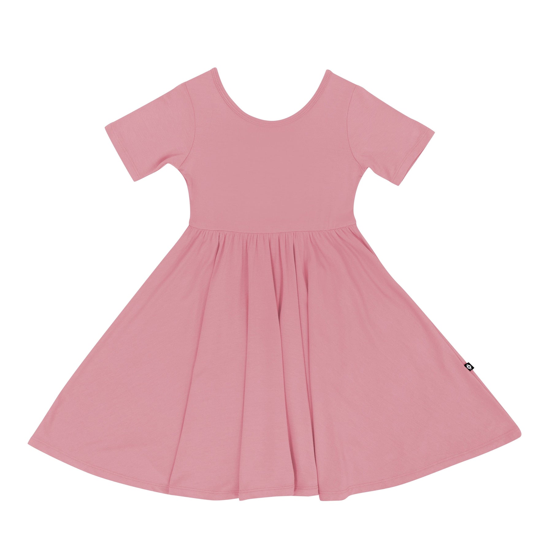 Kyte Baby Toddler Short Sleeve Twirl Dress Twirl Dress in Apple Blossom