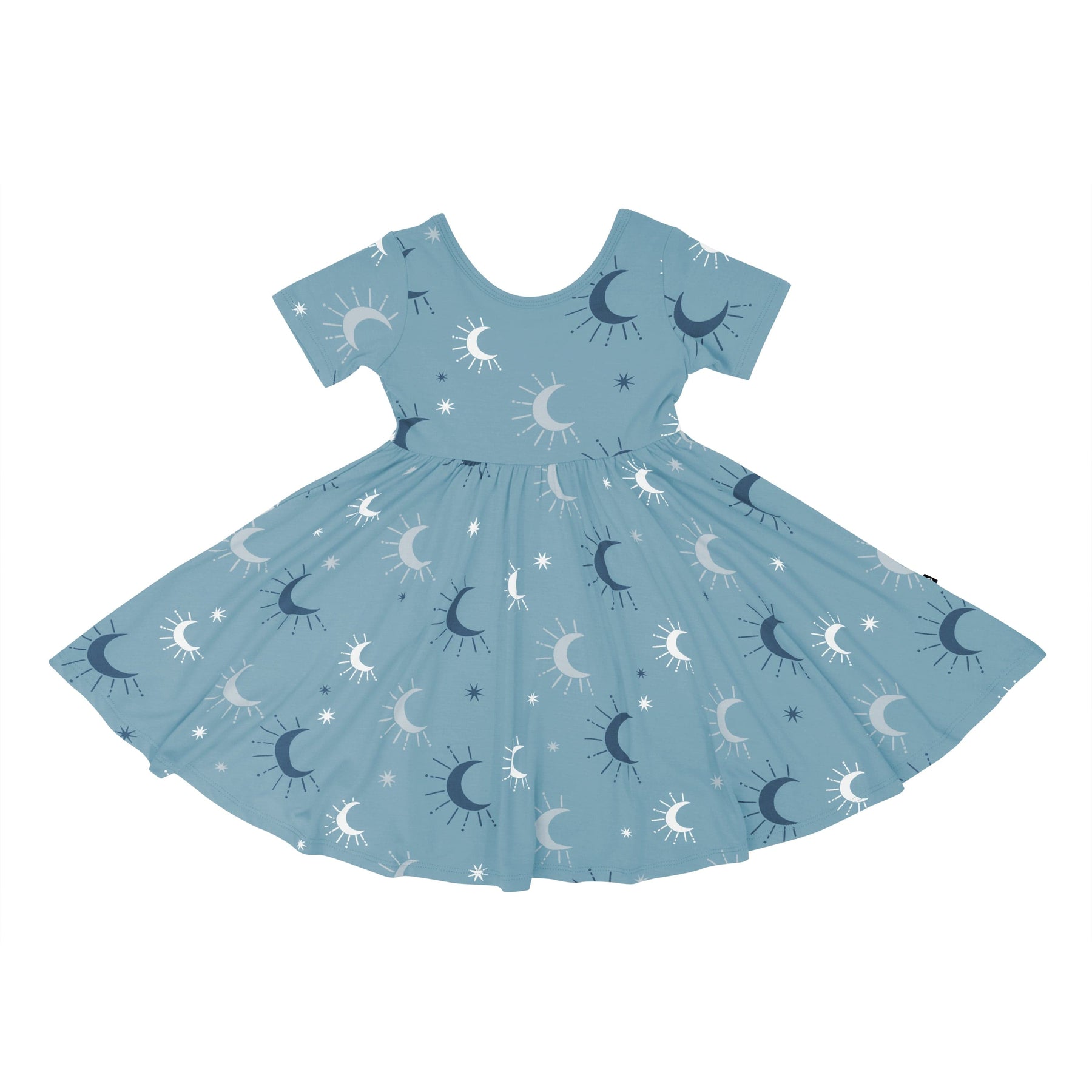 Kyte Baby Toddler Short Sleeve Twirl Dress Twirl Dress in Boho Moon