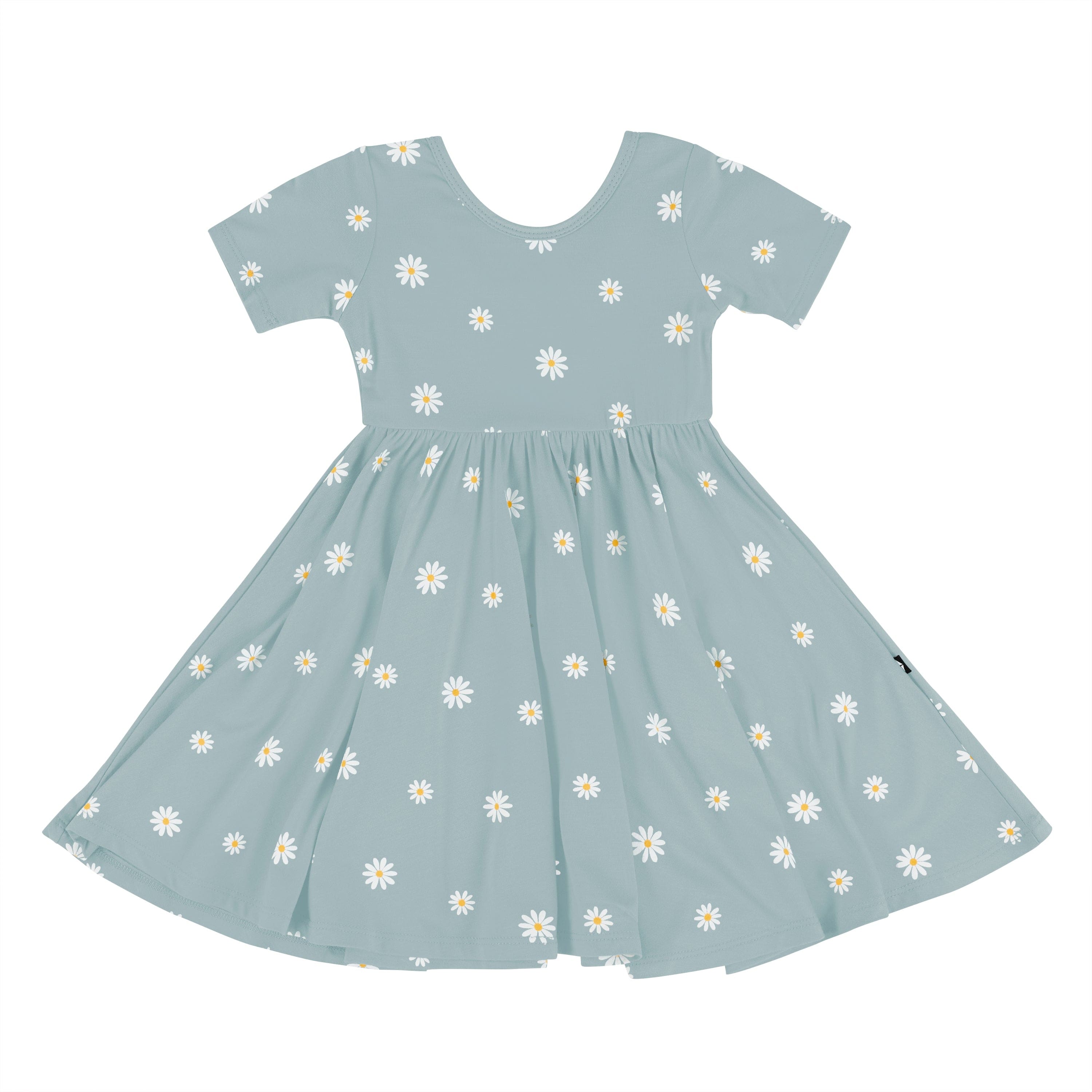 Kyte Baby Toddler Short Sleeve Twirl Dress Twirl Dress in Daisy