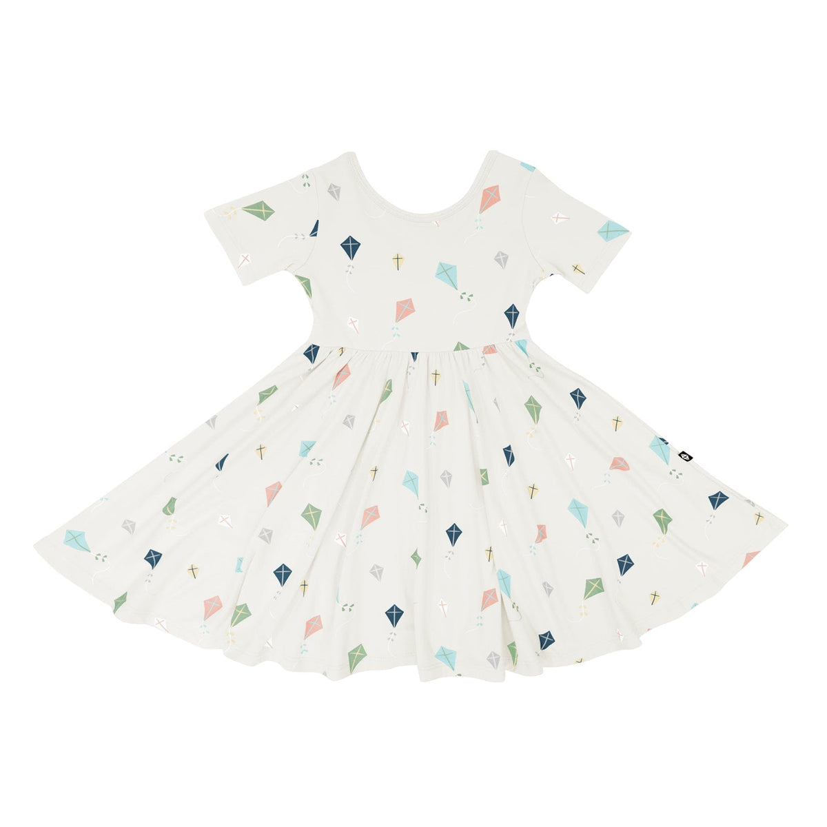 Kyte Baby Toddler Short Sleeve Twirl Dress Twirl Dress in Kite