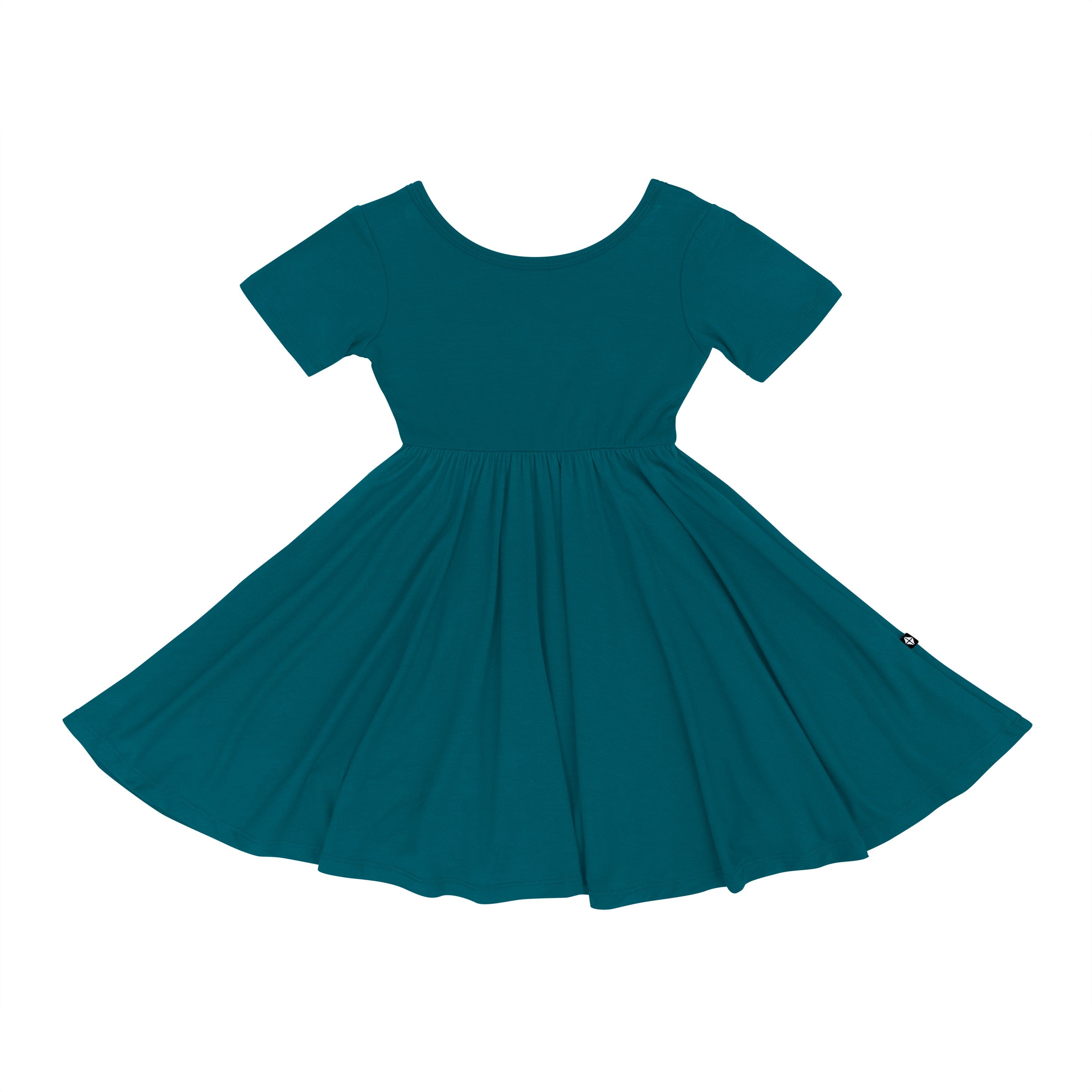 Kyte Baby Toddler Short Sleeve Twirl Dress Twirl Dress in Loch