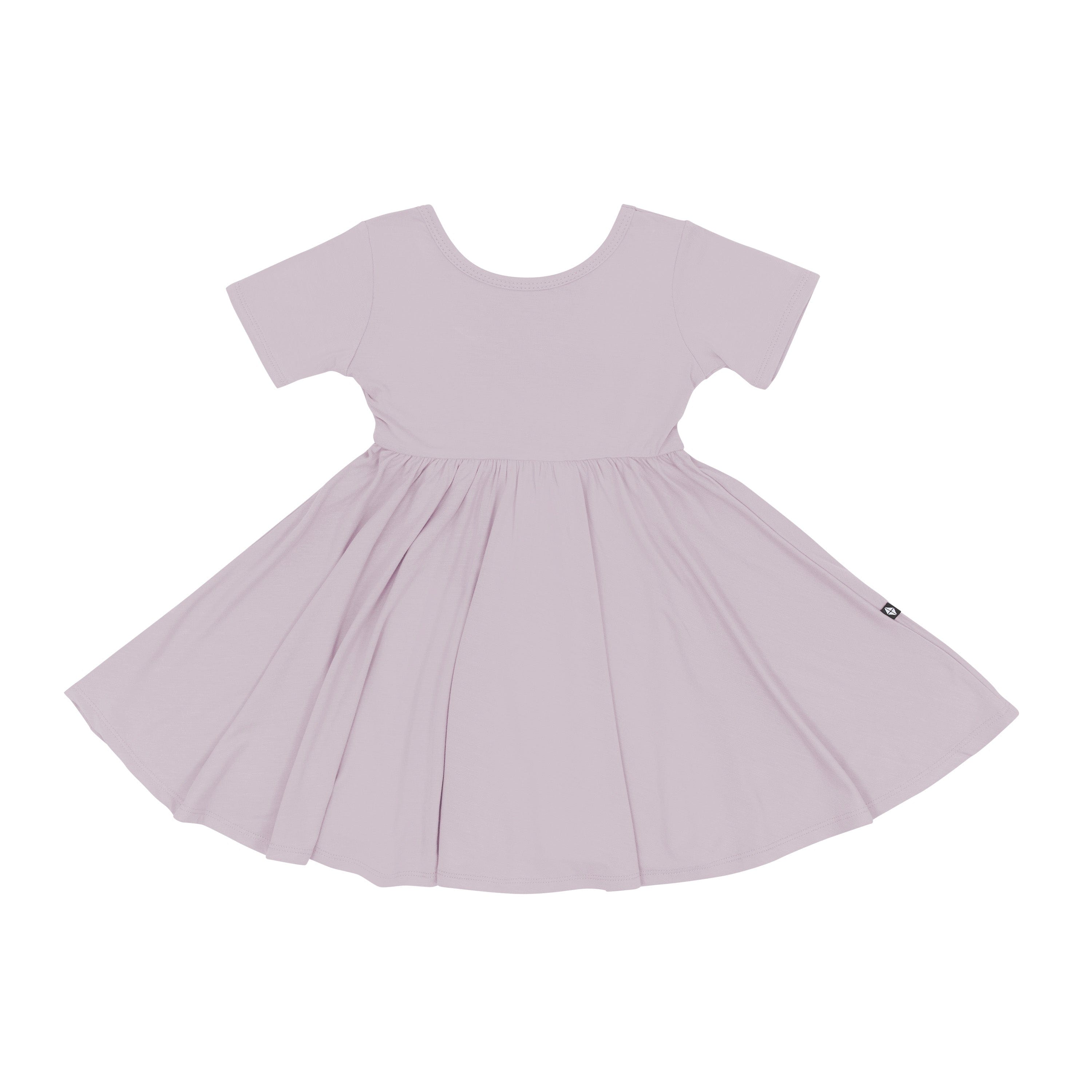 Kyte Baby Toddler Short Sleeve Twirl Dress Twirl Dress in Wisteria