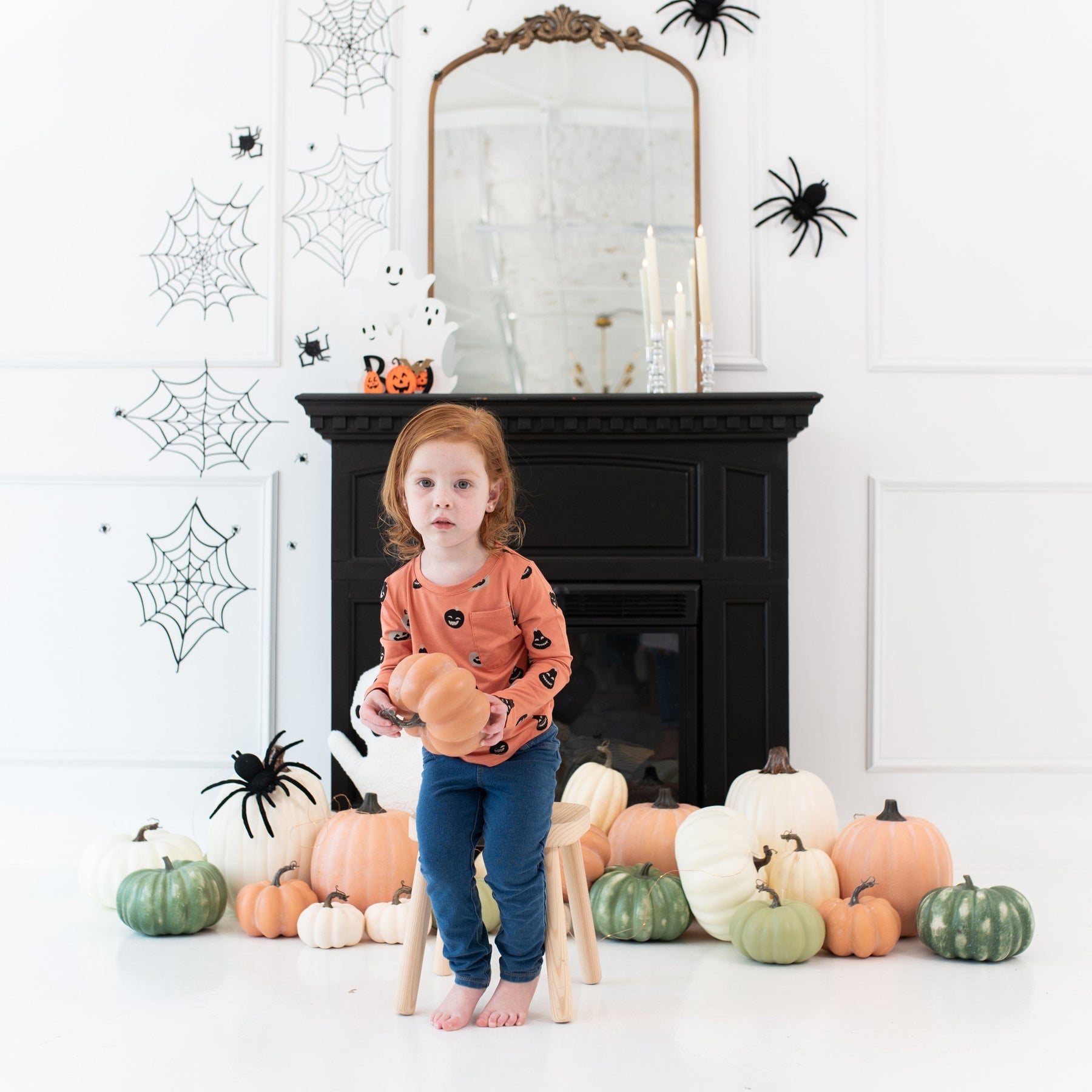 Kyte Baby Toddler Unisex Tee Long Sleeve Toddler Crew Neck Tee in Carve