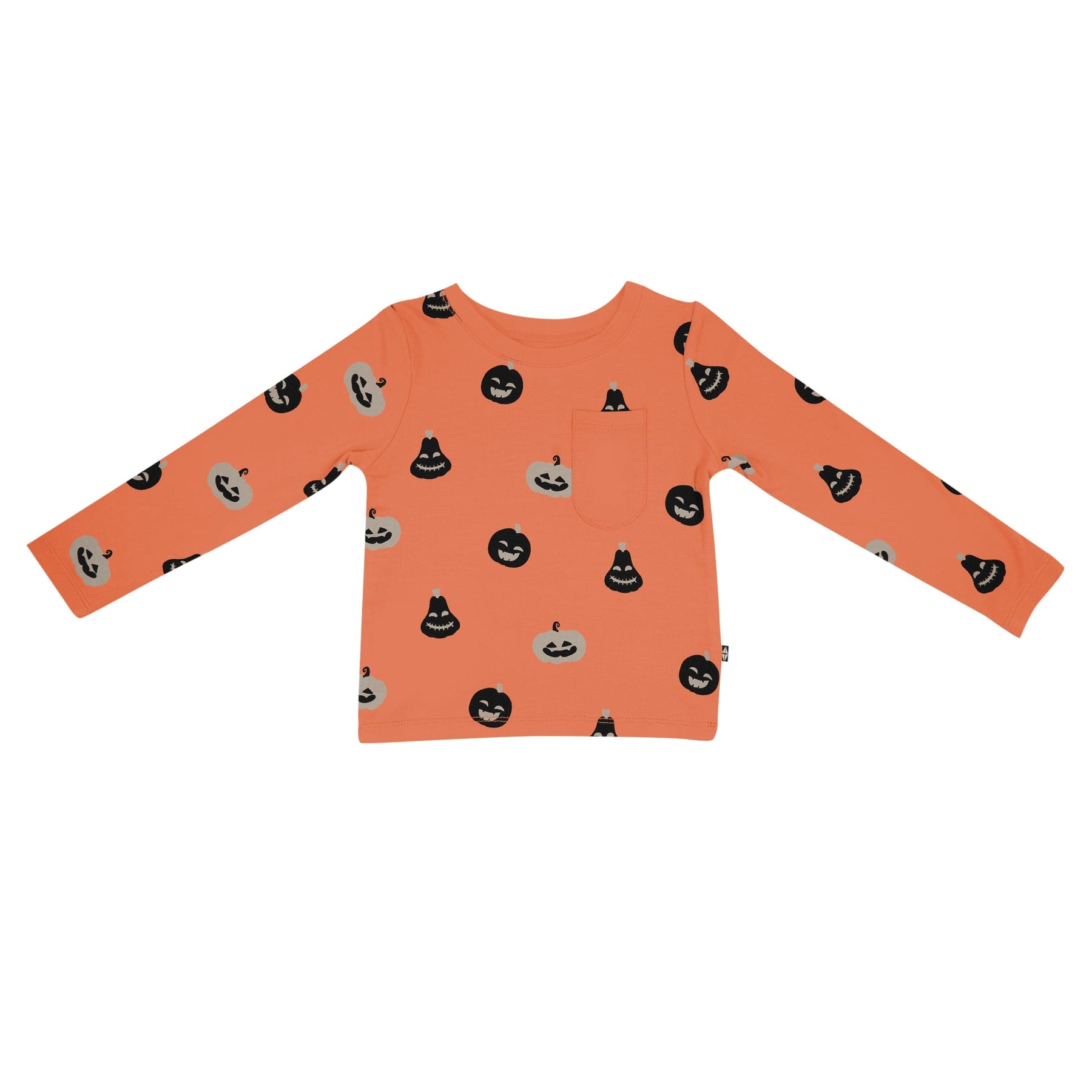 Kyte Baby Toddler Unisex Tee Long Sleeve Toddler Crew Neck Tee in Carve