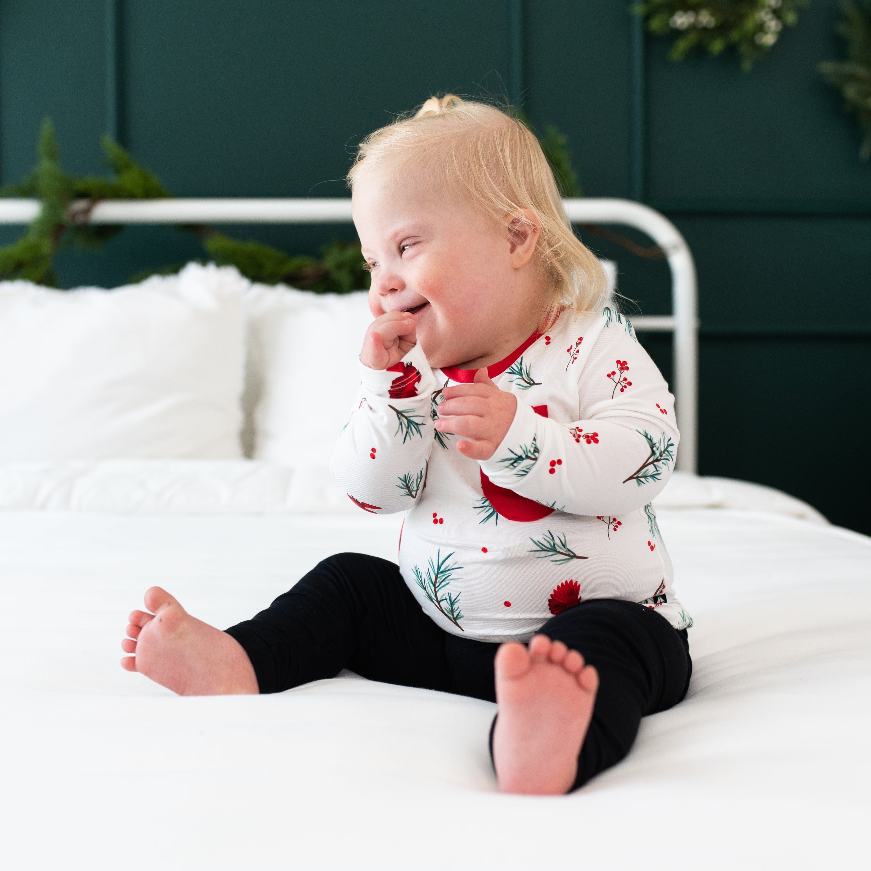 Kyte BABY Toddler Unisex Tee Long Sleeve Toddler Crew Neck Tee in Winterberry