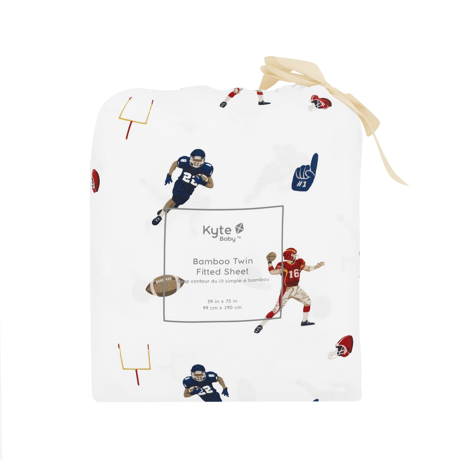 Kyte Baby Twin Sheets Football / Twin Sheet Twin Sheet in Football