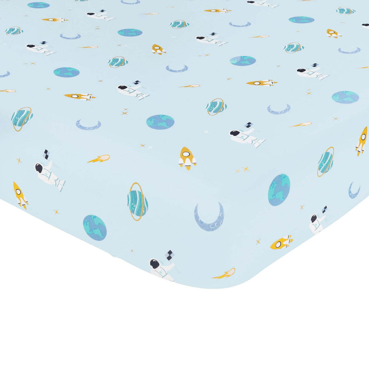 Kyte Baby Twin Sheets Ice Space Twin Sheet in Ice Space