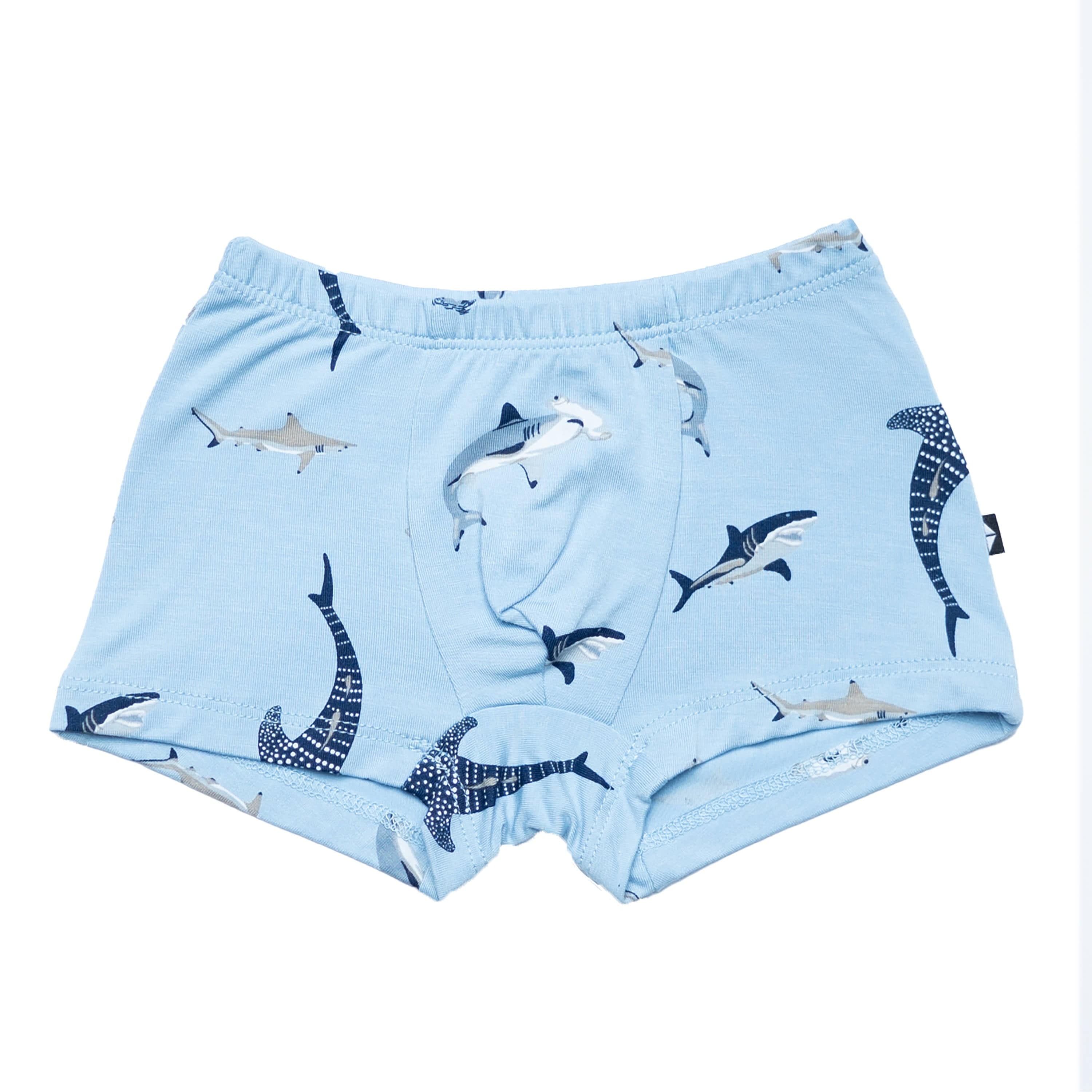 Kyte Baby Underwear Briefs in Stream Shark