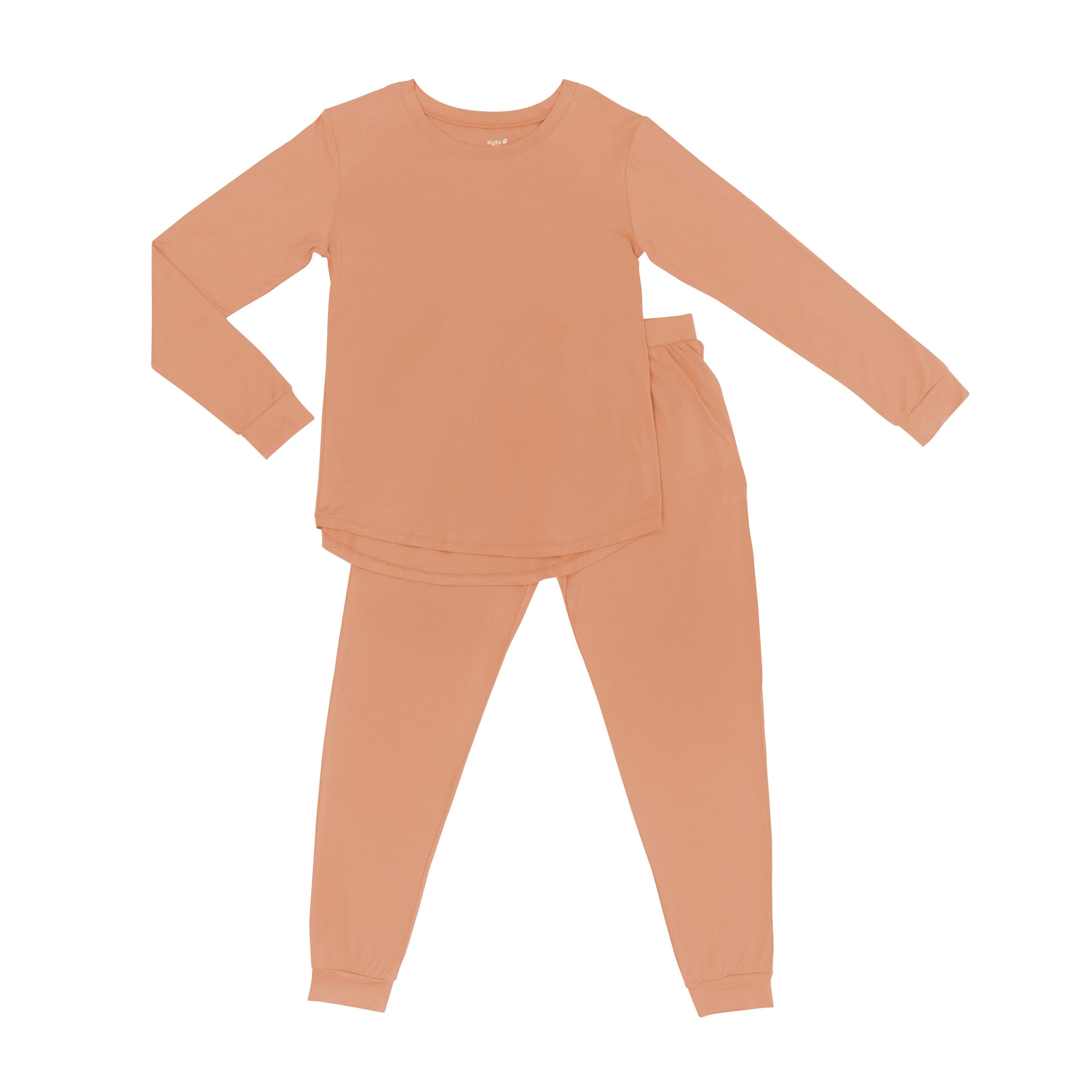 Kyte Baby Women's Jogger Pajama Set Women's Jogger Pajama Set in Apricot