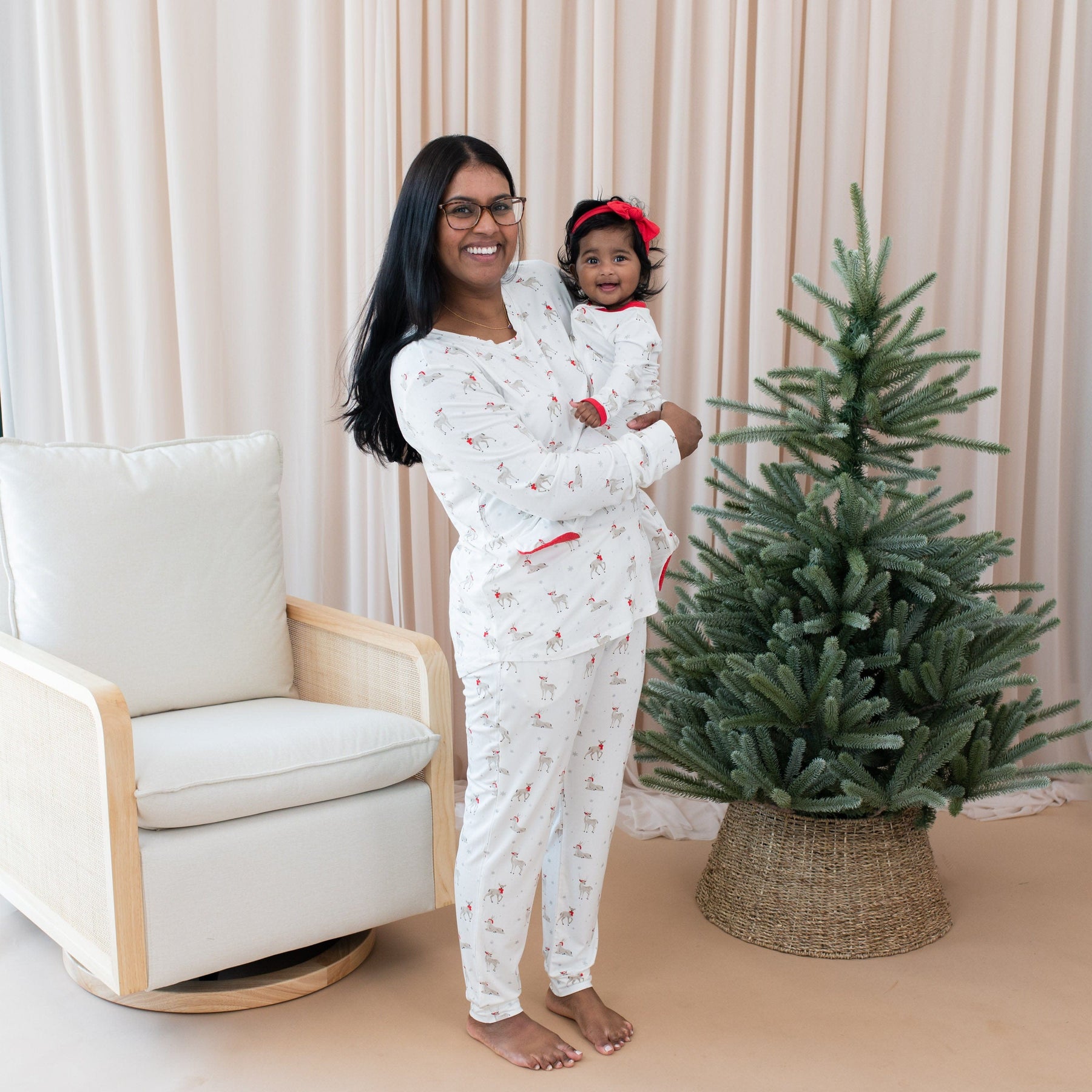 Kyte Baby Women's Jogger Pajama Set Women's Jogger Pajama Set in Cloud Deer