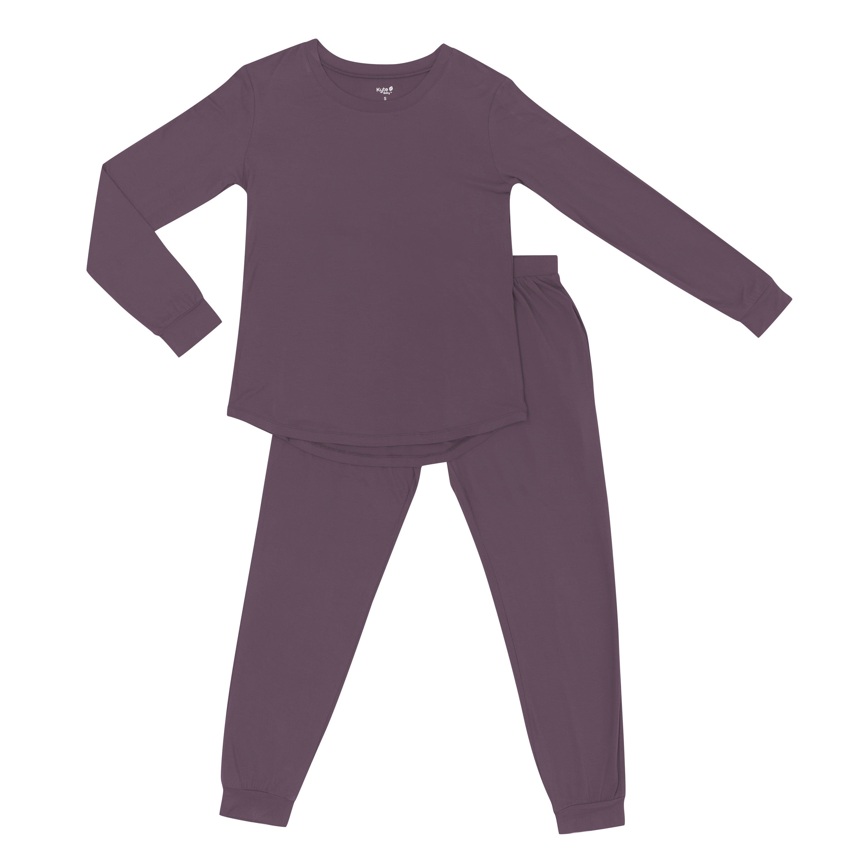 Kyte Baby Women's Jogger Pajama Set Women's Jogger Pajama Set in Currant