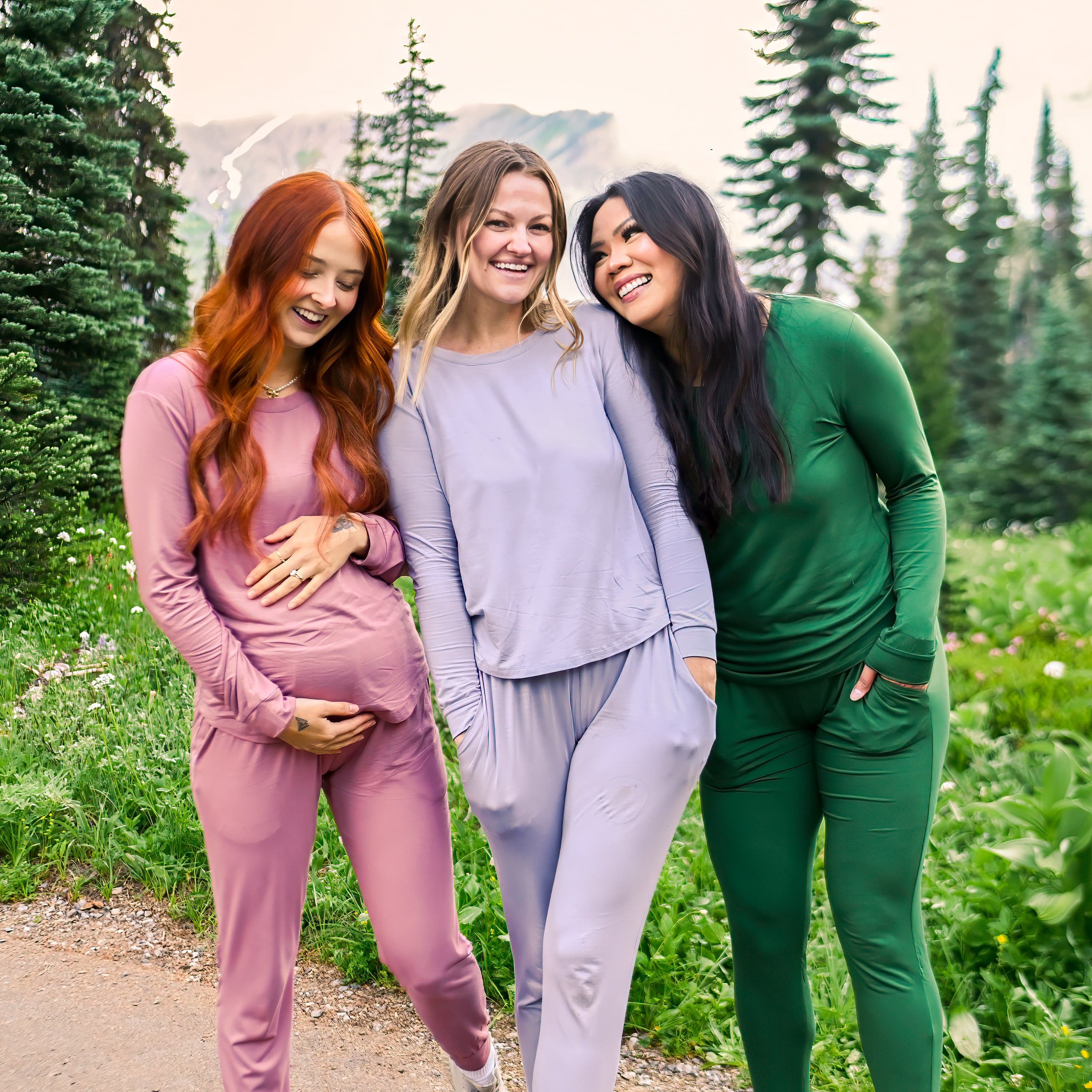 Kyte Baby Women's Jogger Pajama Set Women's Jogger Pajama Set in Forest
