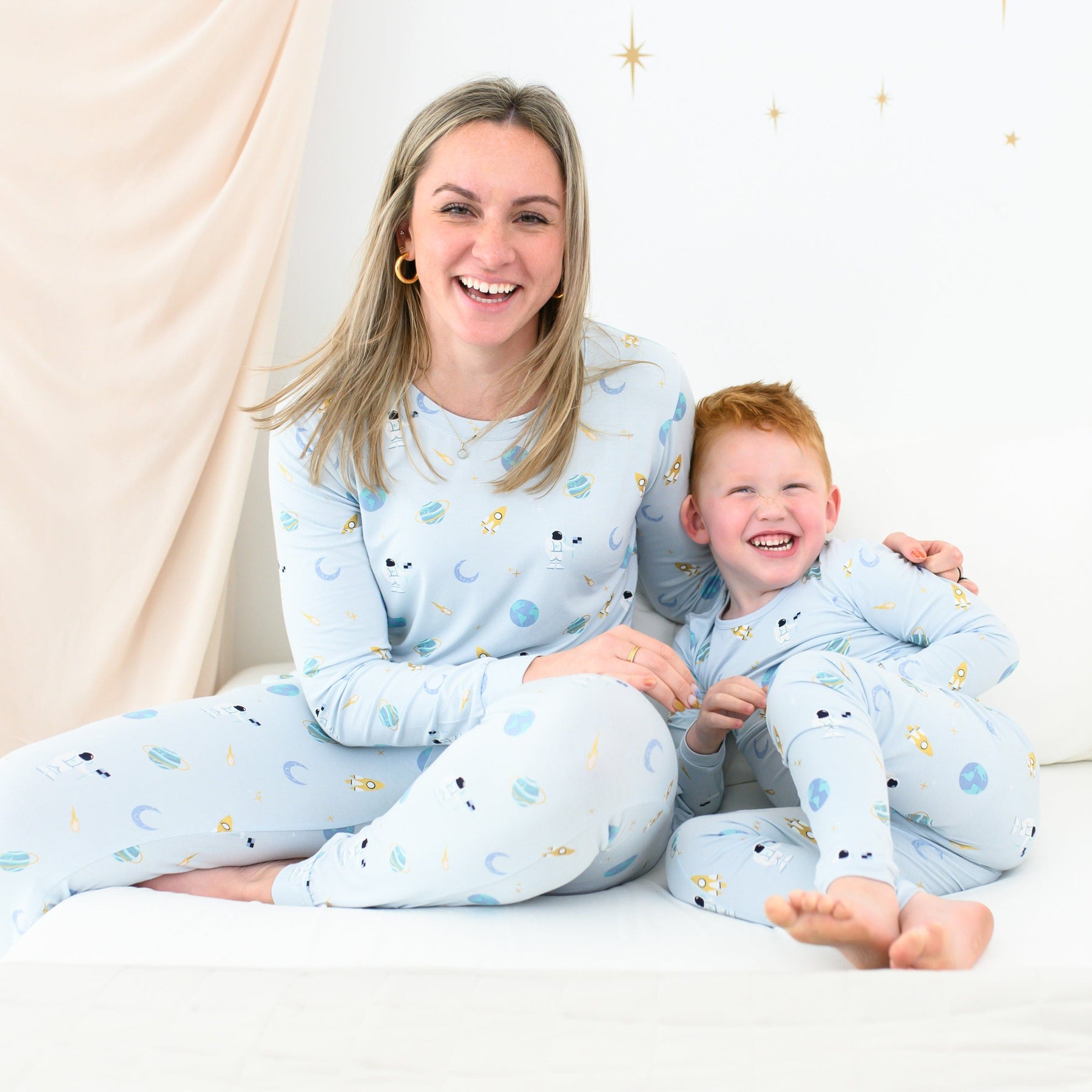 Kyte Baby Women's Jogger Pajama Set Women's Jogger Pajama Set in Ice Space