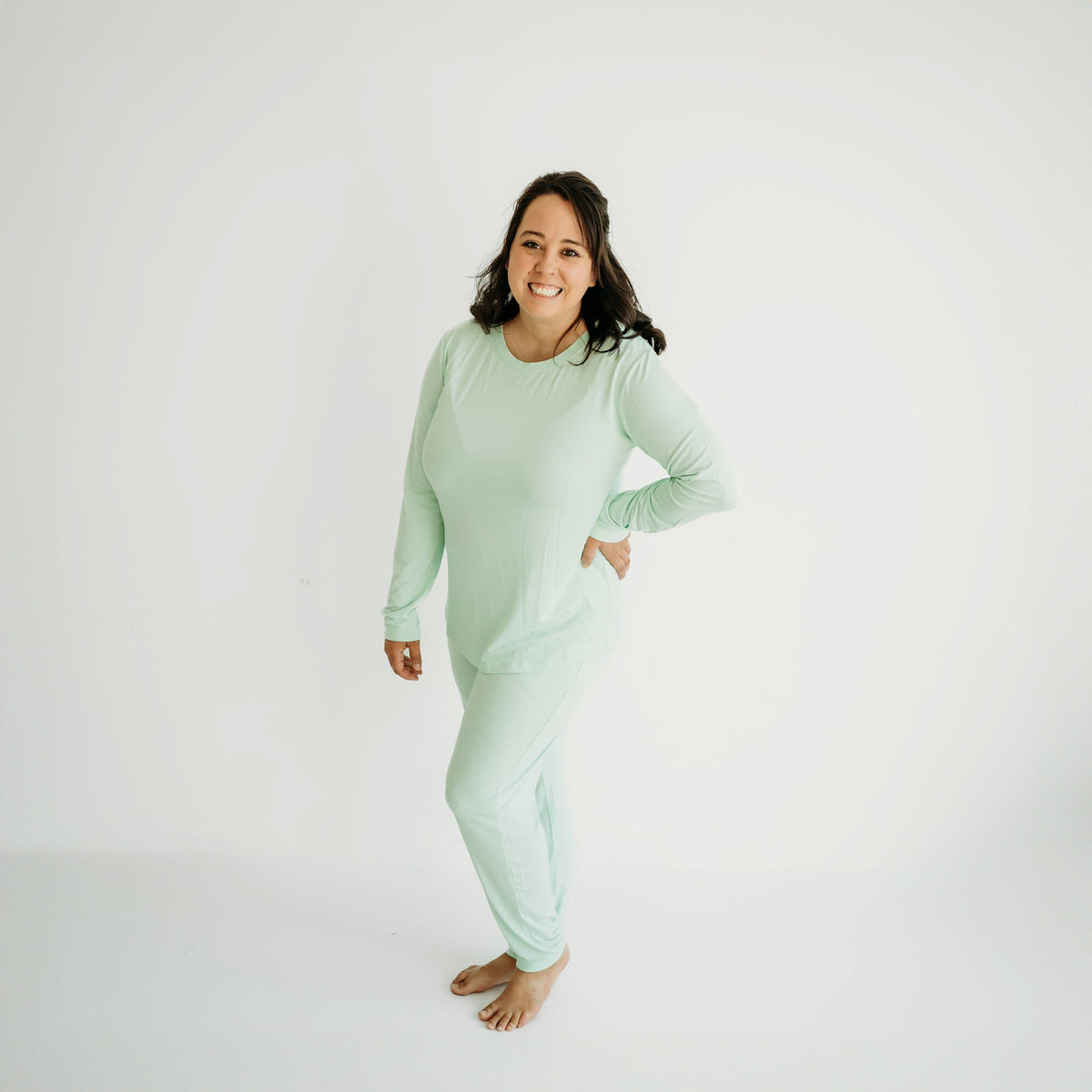 Kyte Baby Women's Jogger Pajama Set Women's Jogger Pajama Set in Mint