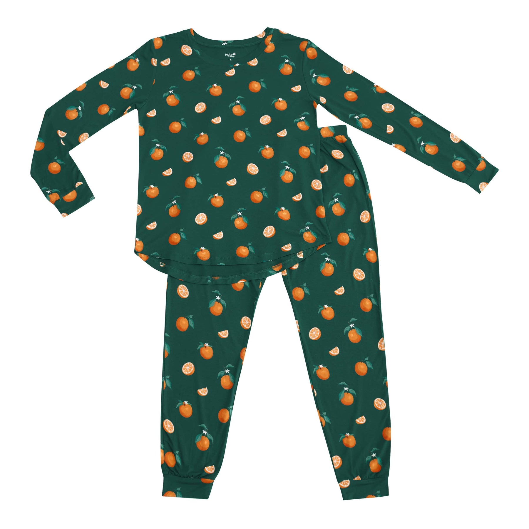 Kyte Baby Women's Jogger Pajama Set Women's Jogger Pajama Set in Orange