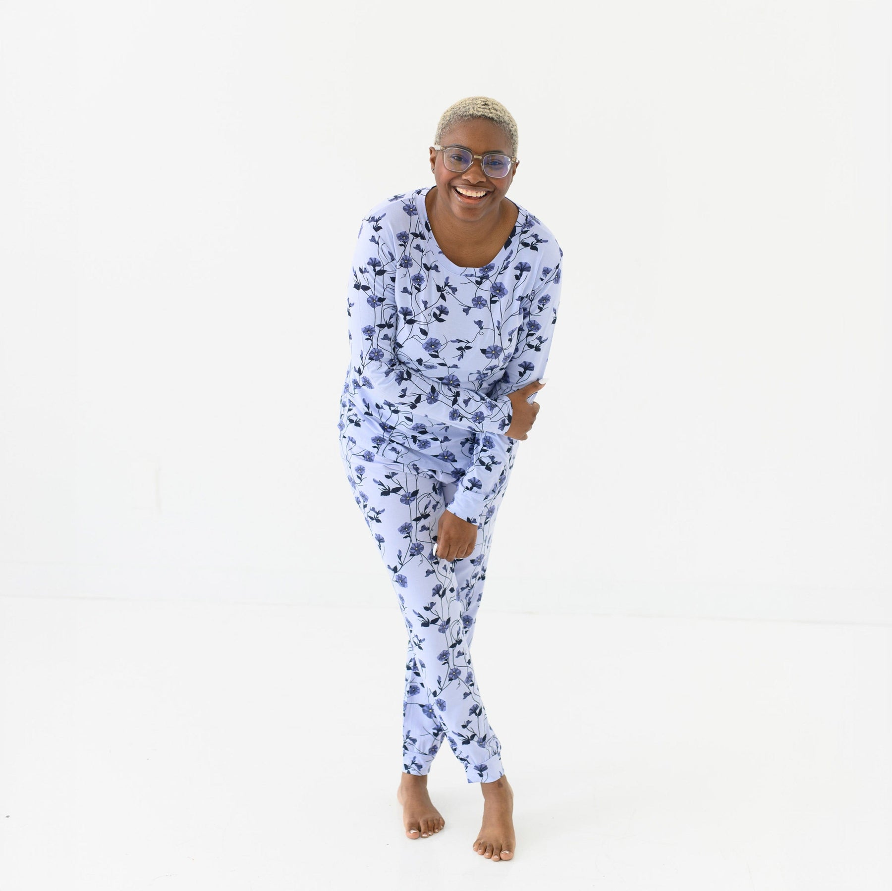 Kyte Baby Women's Jogger Pajama Set Women's Jogger Pajama Set in Petunia