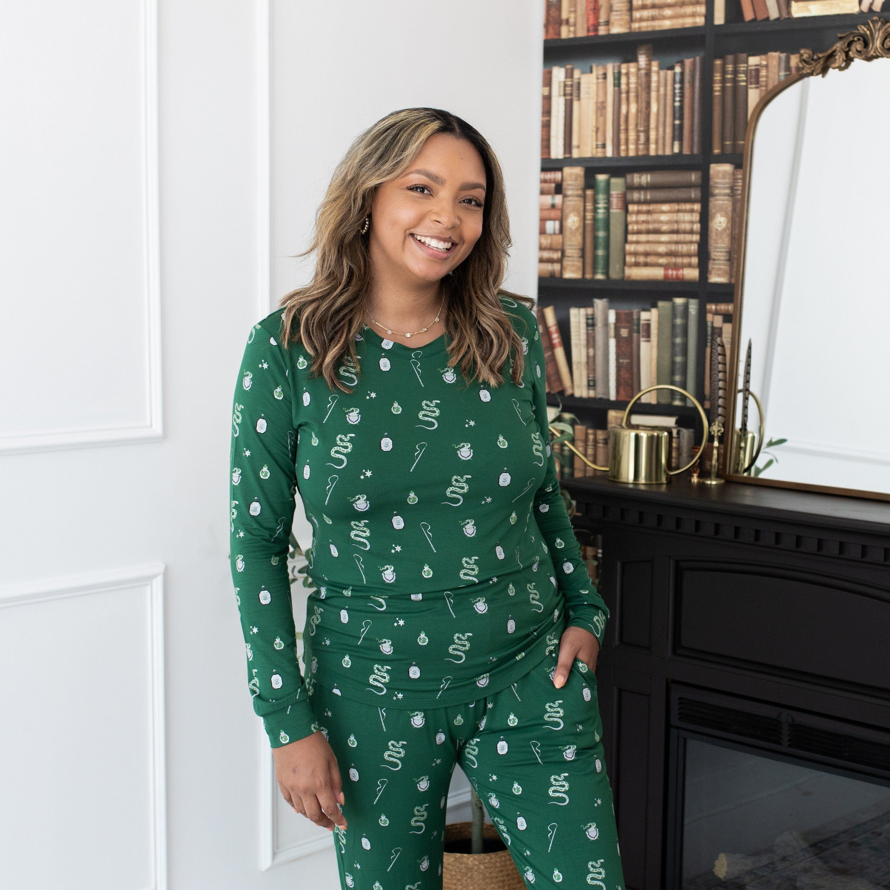 Kyte Baby Women's Jogger Pajama Set Women's Jogger Pajama Set in Slytherin™