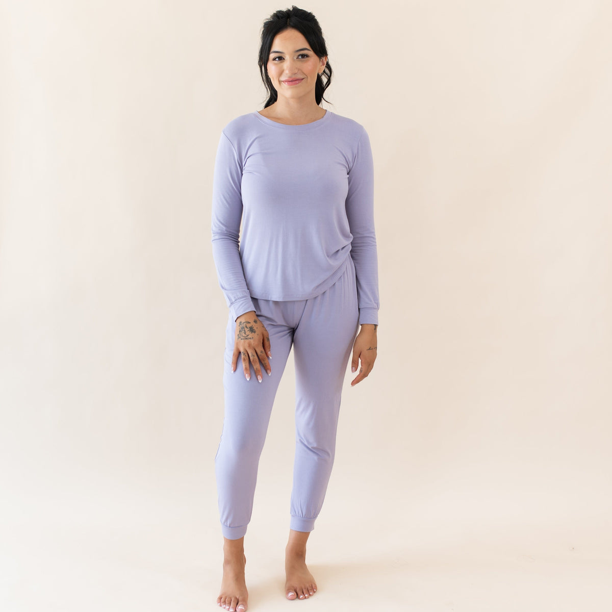 Women's Jogger Pajama Set in Taro | Kyte Baby