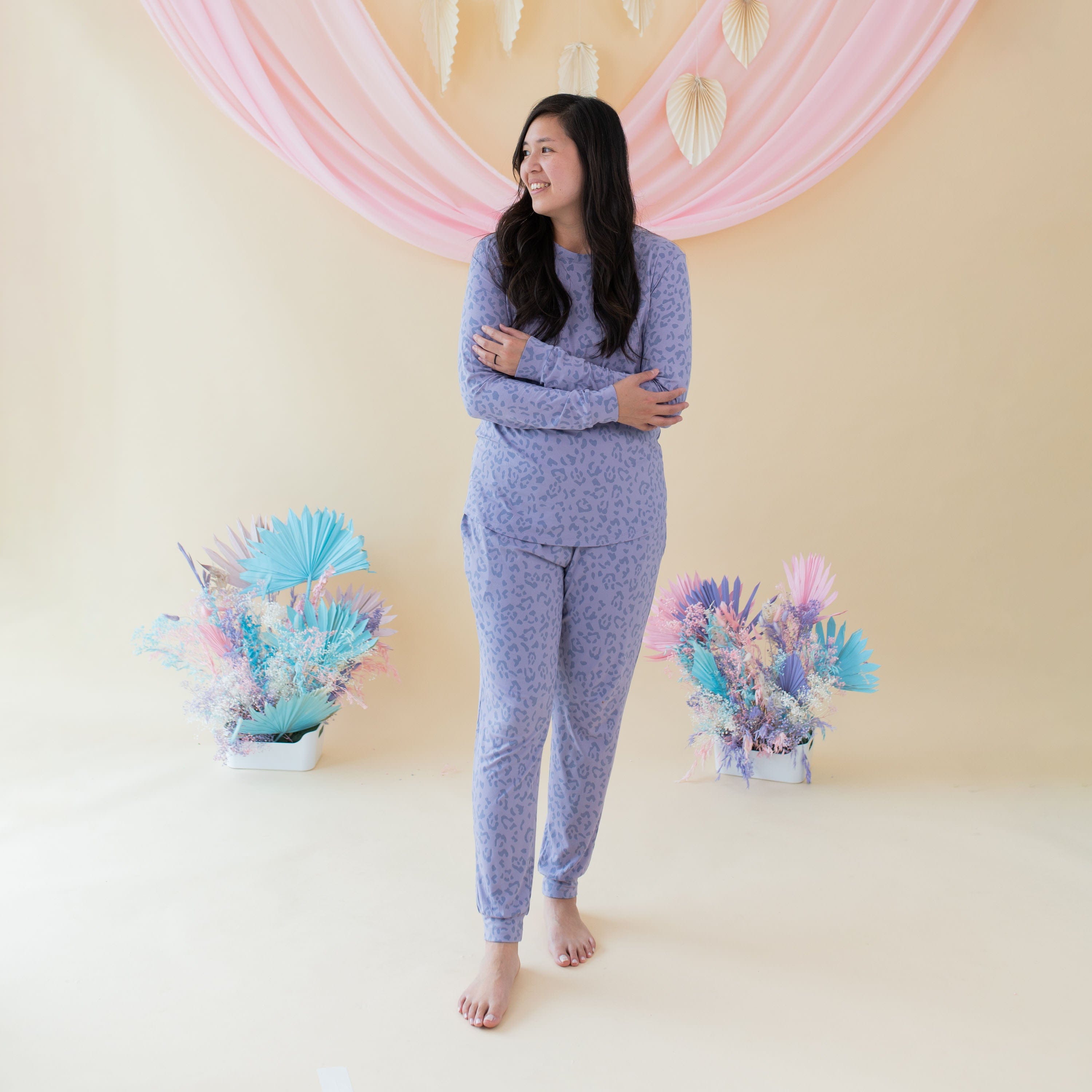 Womens purple pajama online set