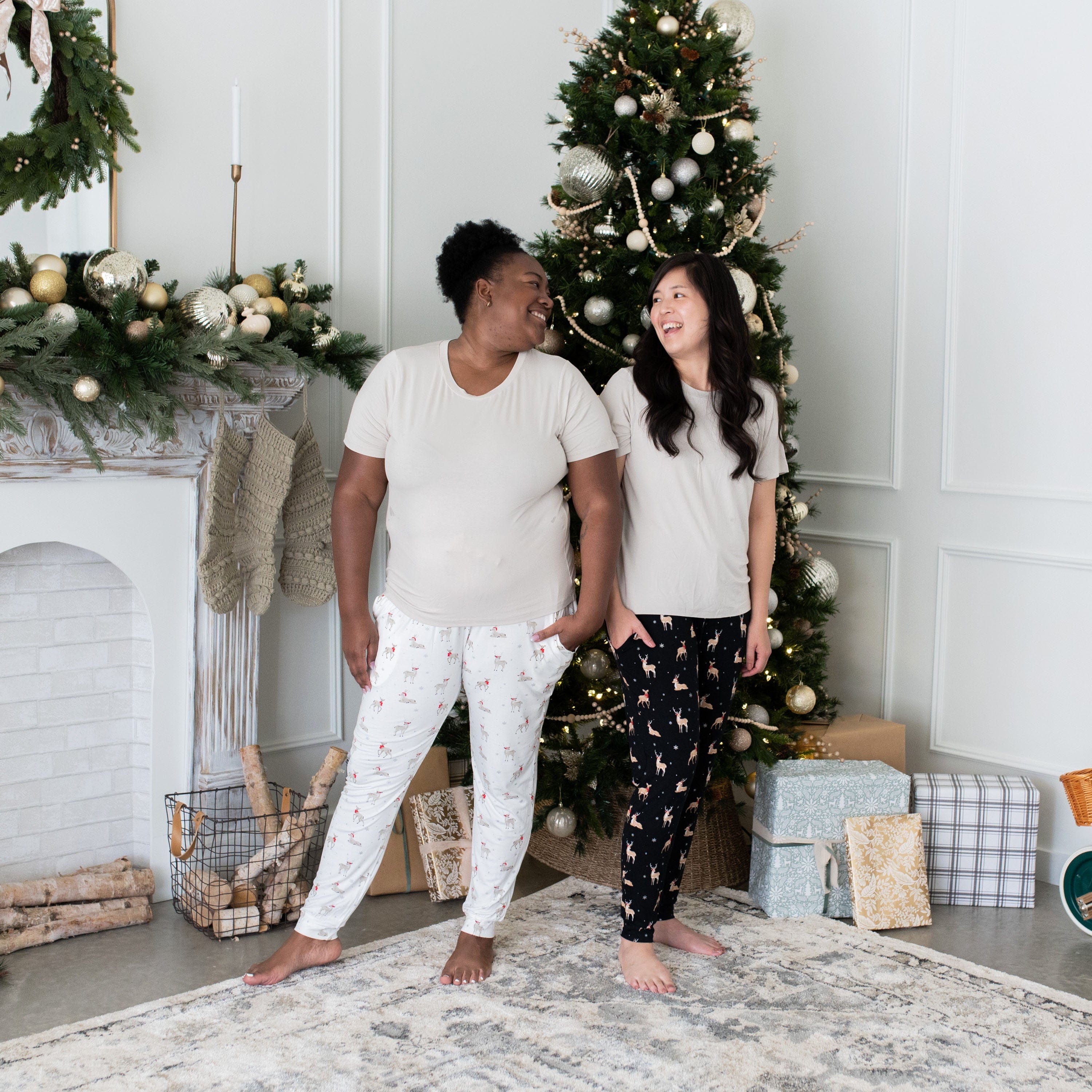 Kyte Baby Women's Jogger Pants Women's Jogger Pants in Cloud Deer